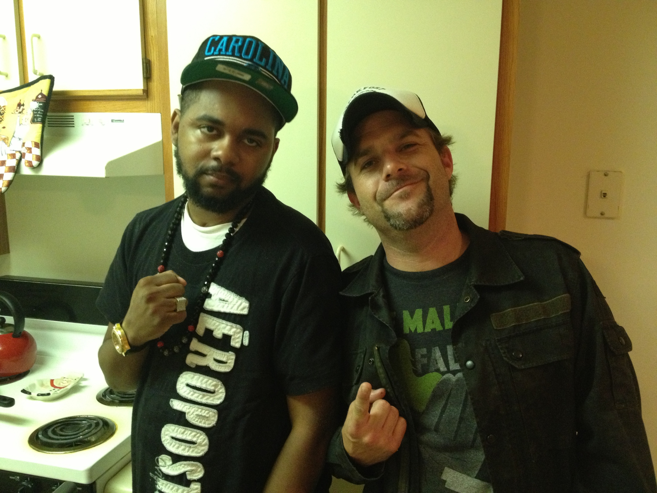  Director Frank Meyer and Hell Razah behind the scenes 2012 