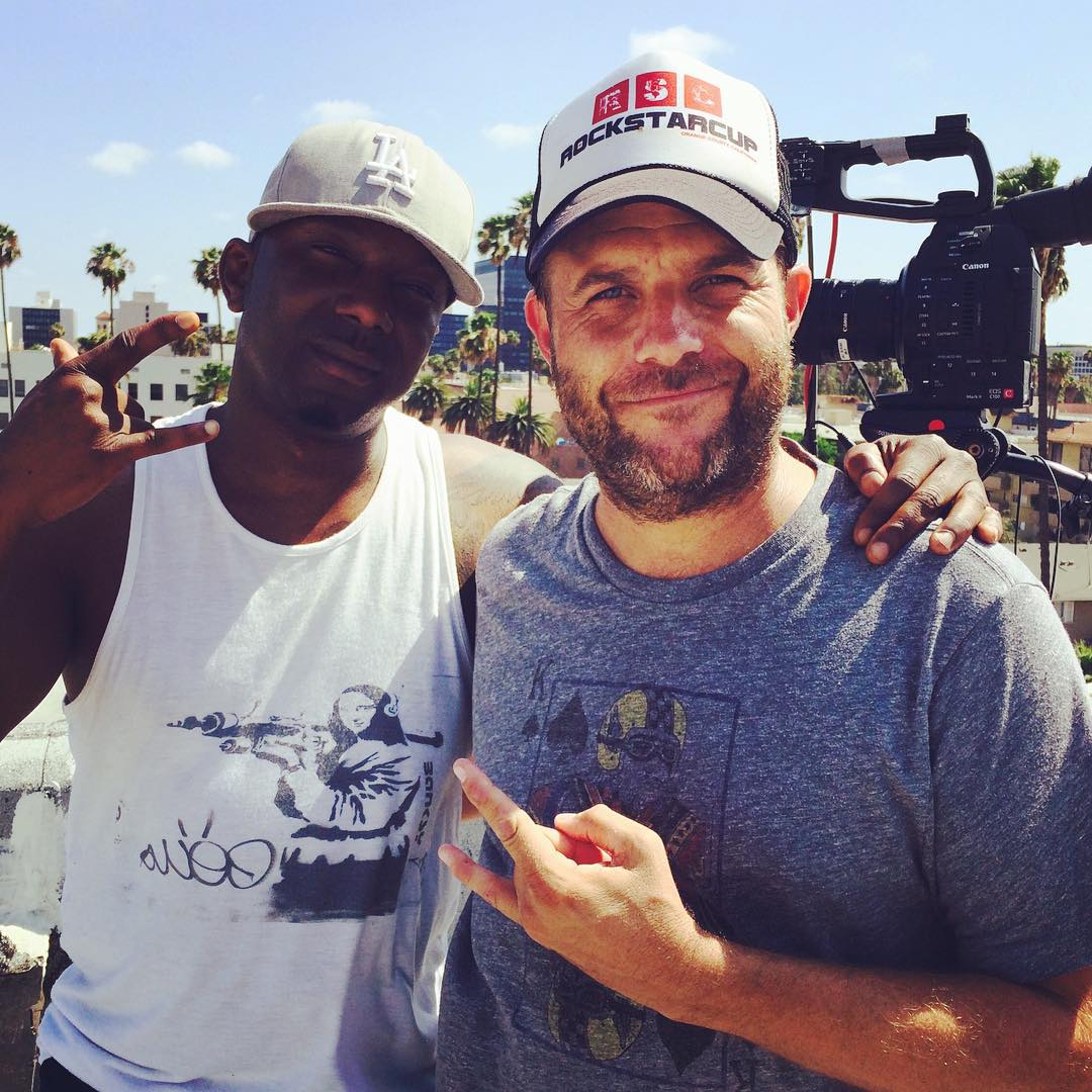  Director Frank Meyer and Ras Kass ehind the scenes 2015 