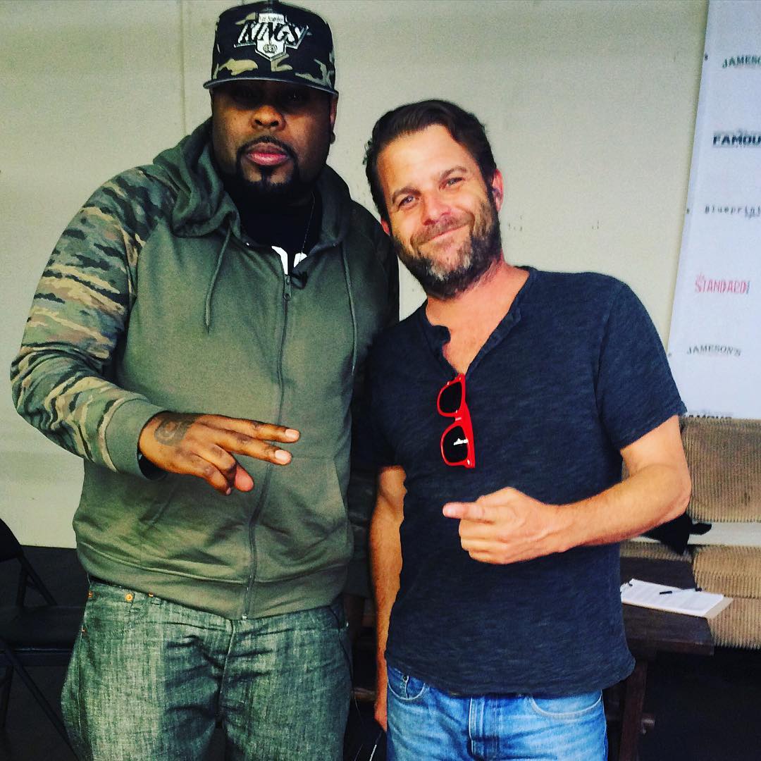  Crooked I and Director Frank Meyer behind the scenes 