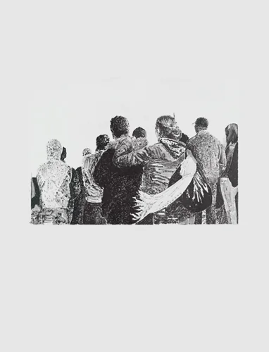Bells 3 2012 graphite on myla 56.0 x 42.0 cm