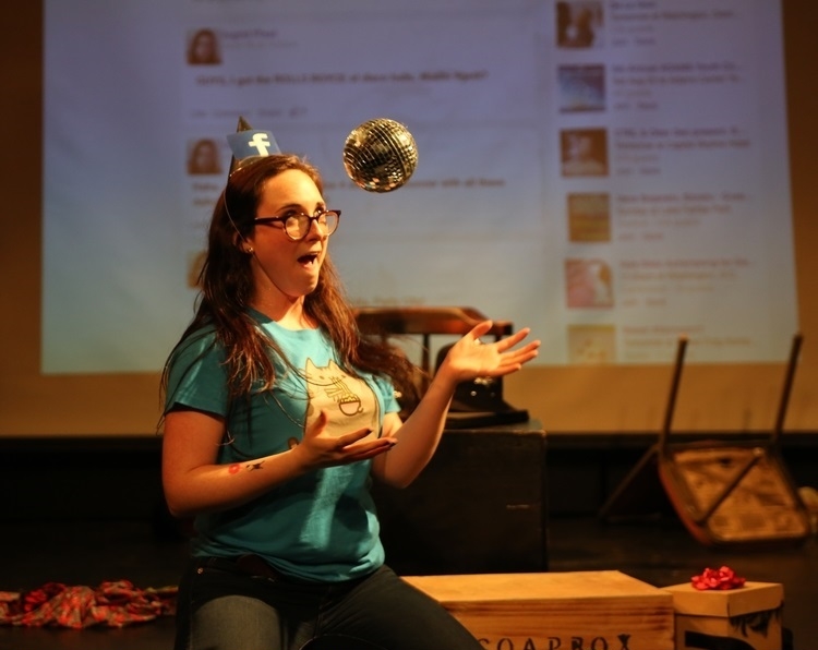   "The Internet!: A Complete History (Abridged)"  Kraine Theater, FringeNYC 2014  © Dixie Sheridan  
