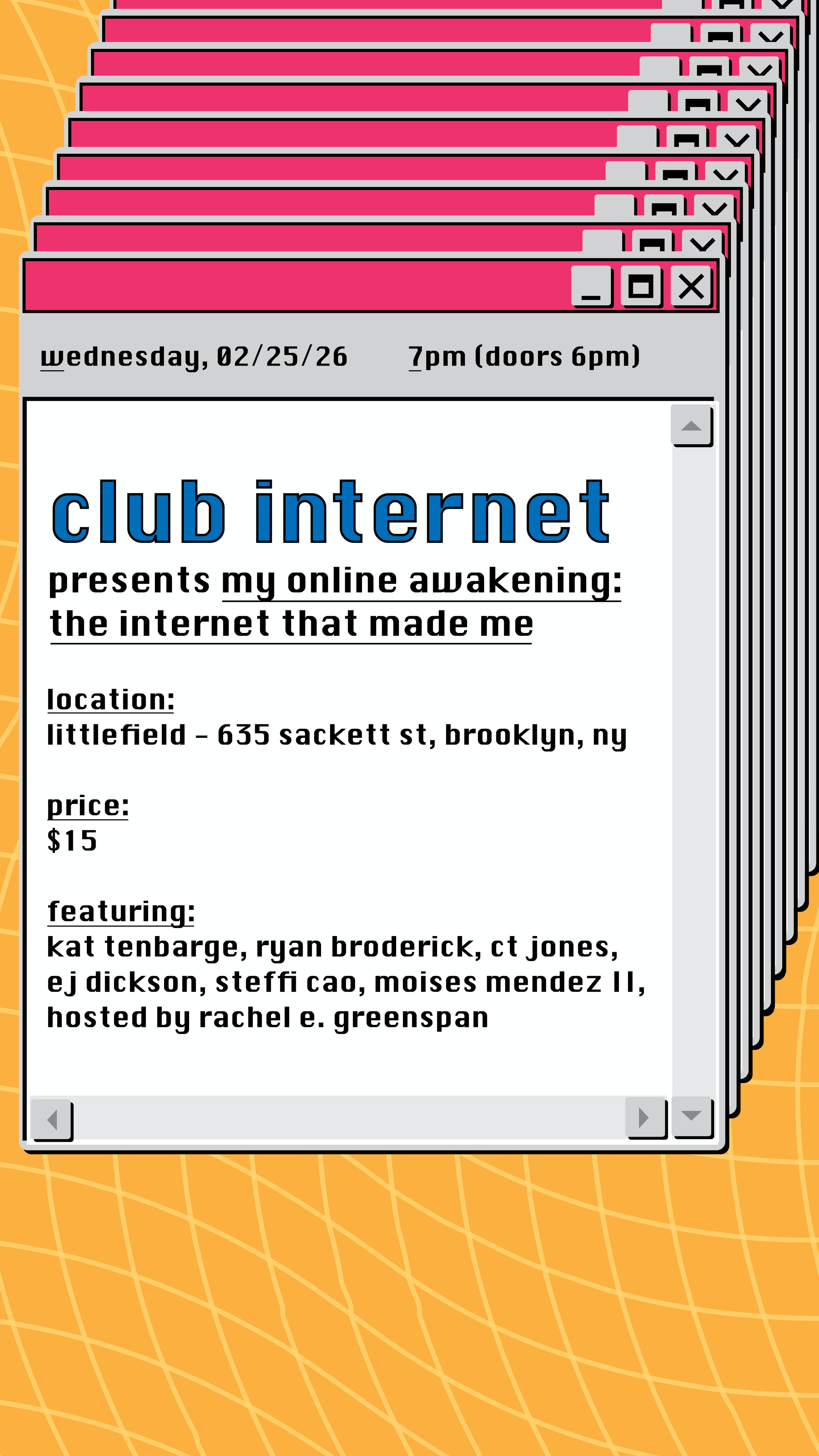 Club Internet Presents My Online Awakening: The Internet That Made Me 