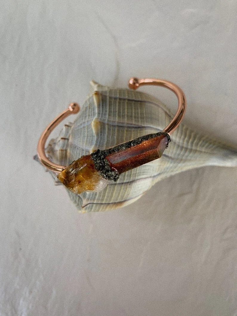 Citrine Rose Gold Bracelet