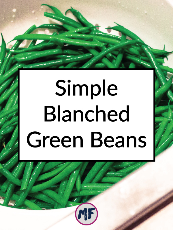 A fast and easy recipe for green beans that can be spiced up or eaten plain.