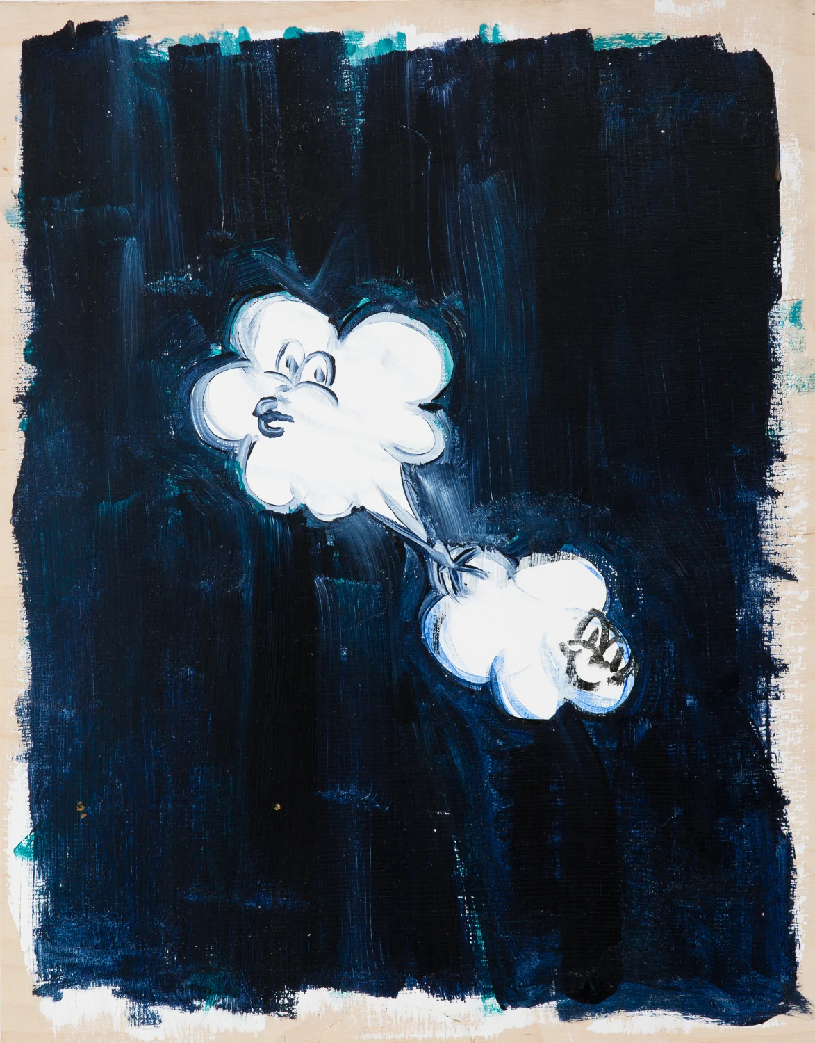  "The Beginning." 2011. Acrylic on Board. 12" x 9." 