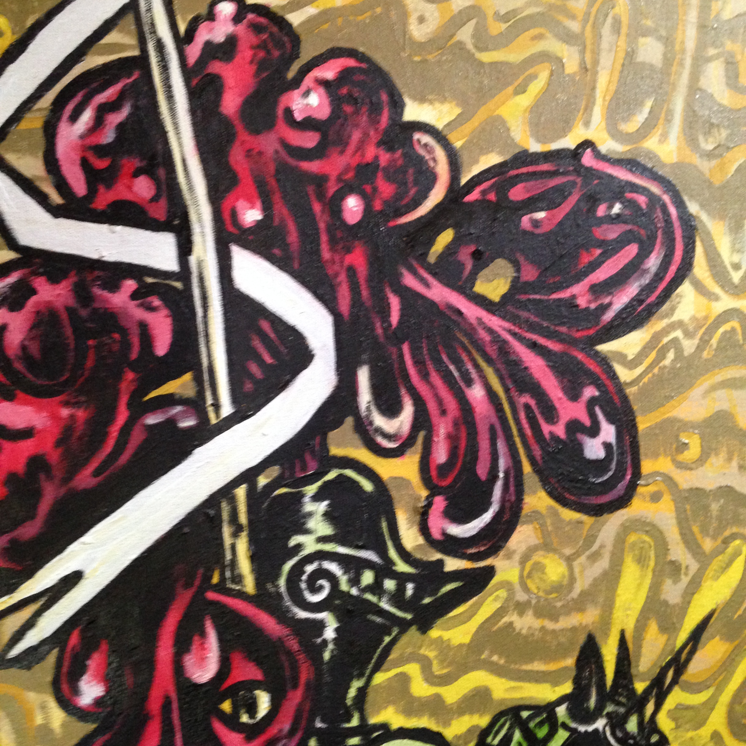Detail of another knight piece.