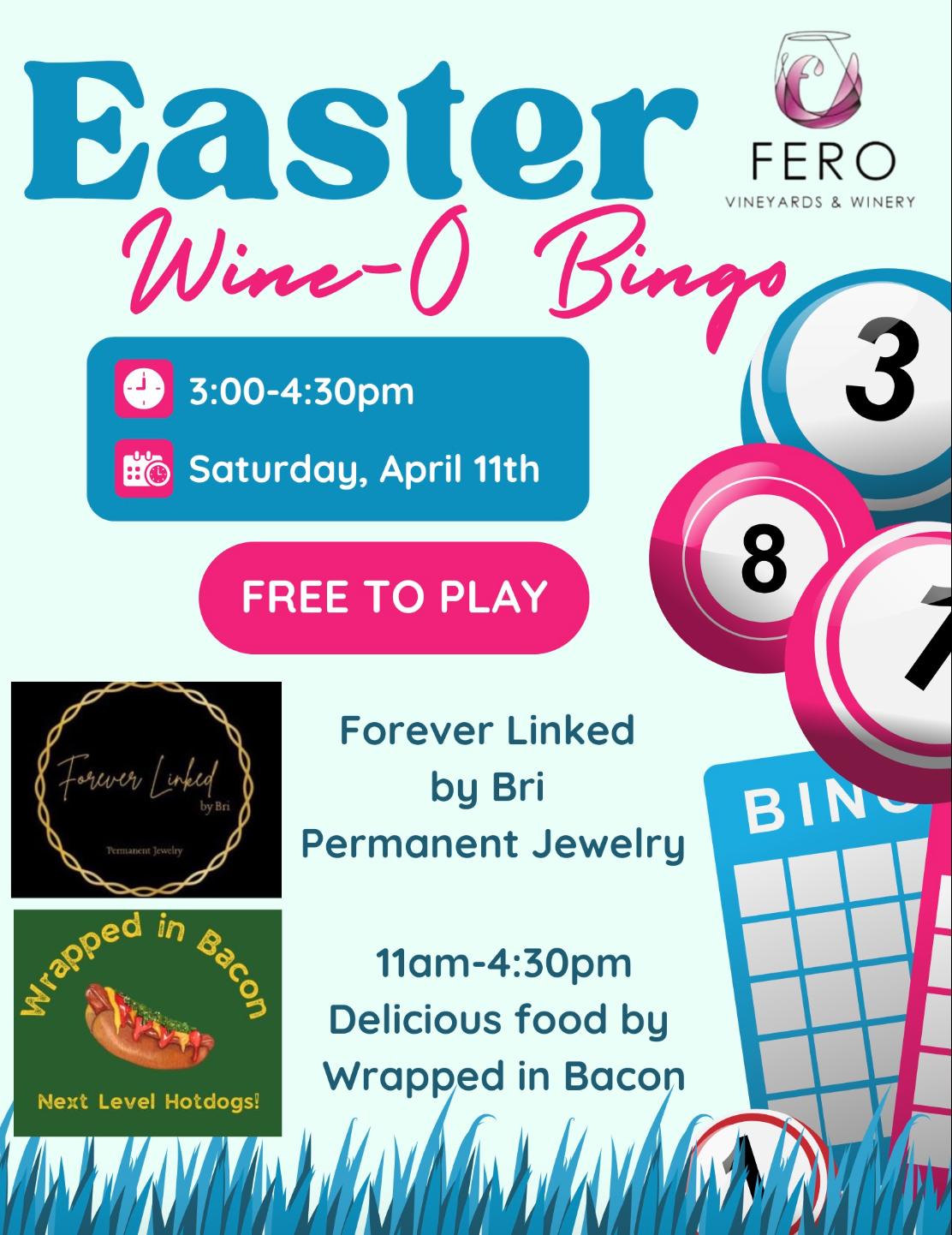 Easter Wine-O Bingo