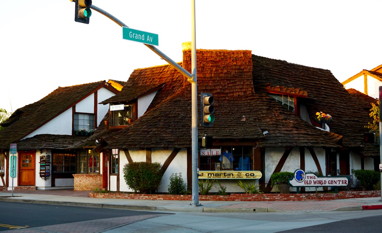We are on the corner of Grand Ave. and Roosevelt St. in Carlsbad Village on the 2nd floor of the Old World Center