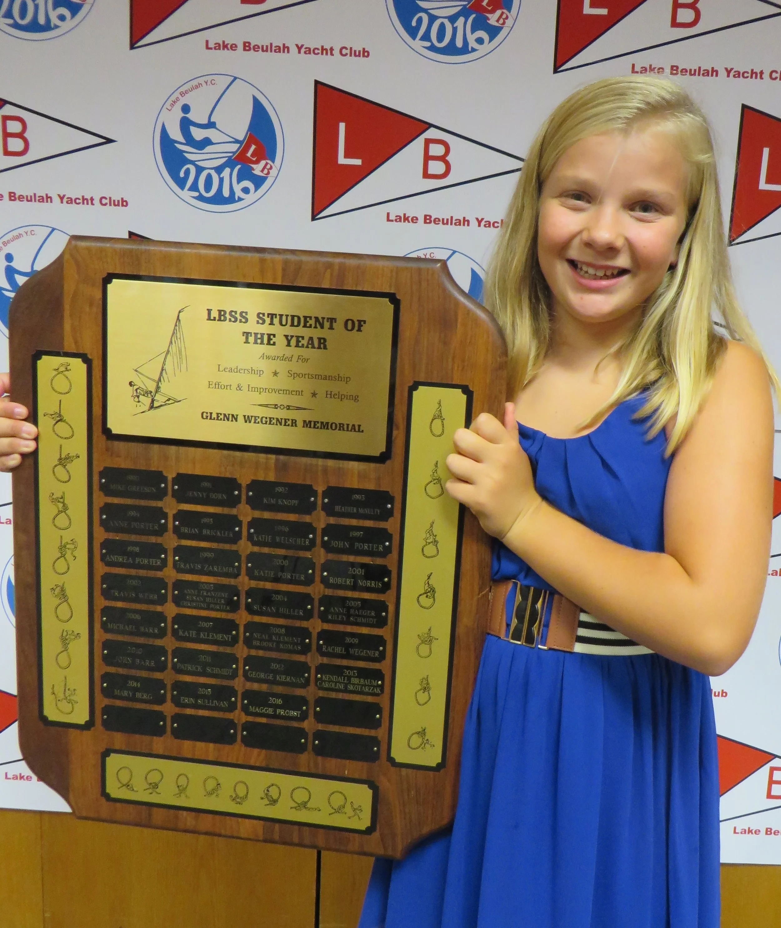 Maggie Probst Awarded 2016 LBSS SotY