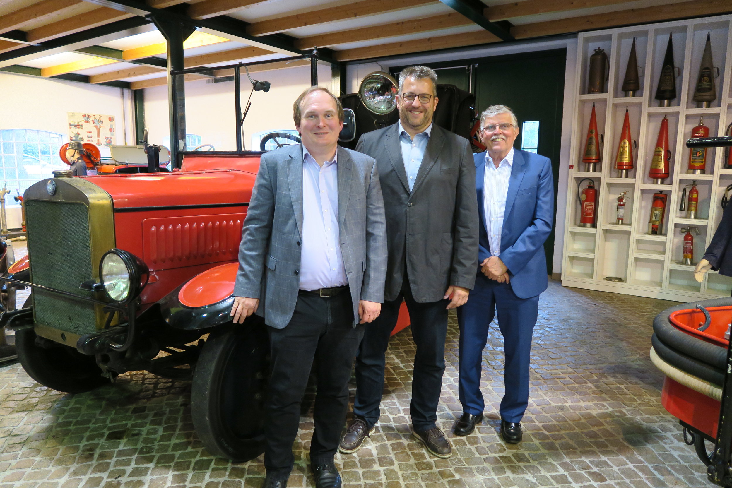 Dr. Hajo Brandenburg, Stefan Studt und Horst Plambeck (von links nach rechts)