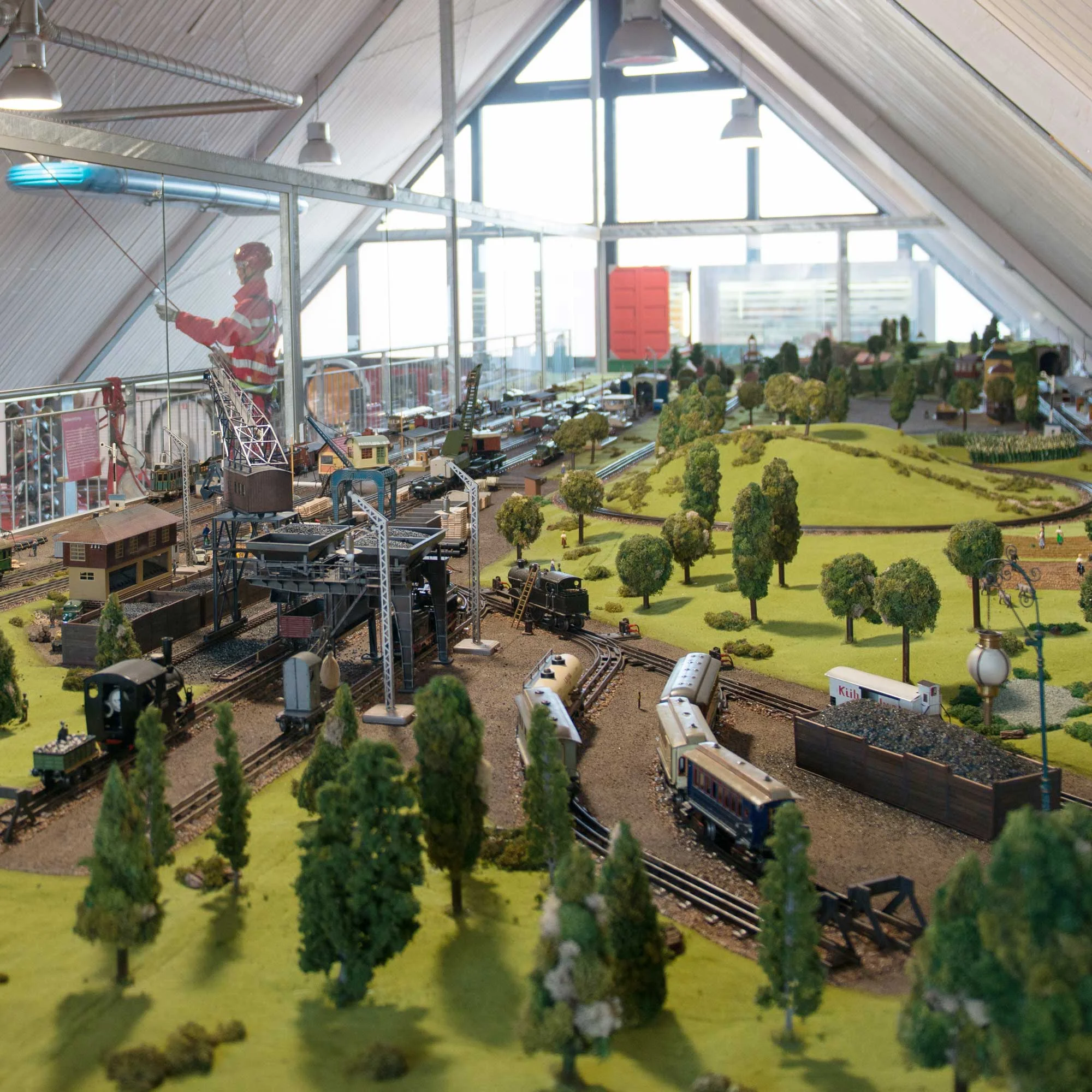 Märklin-Eisenbahnanlage im Maßstab 1:32 (Spur I)
