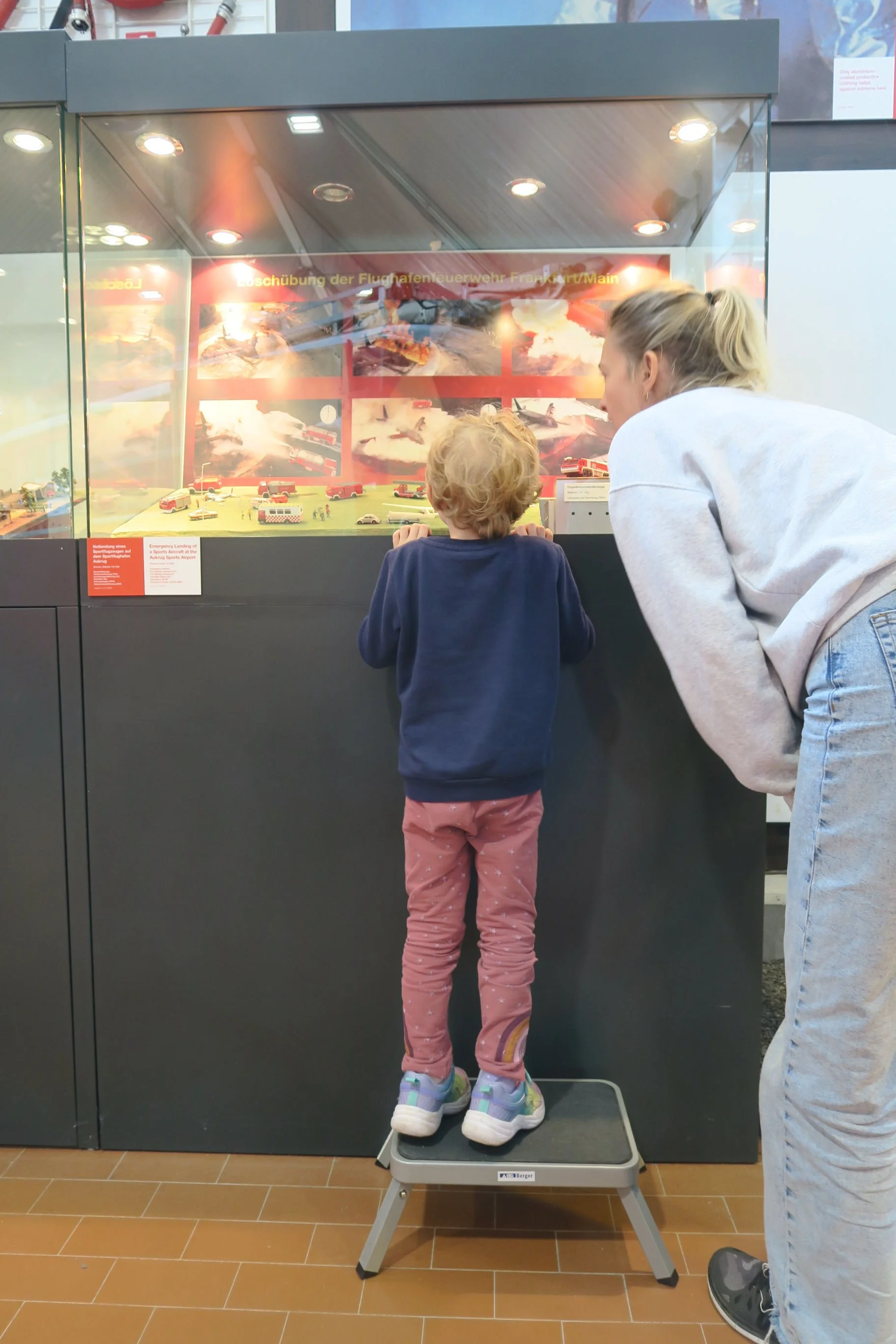 Mobile Trittstufe für Kinder