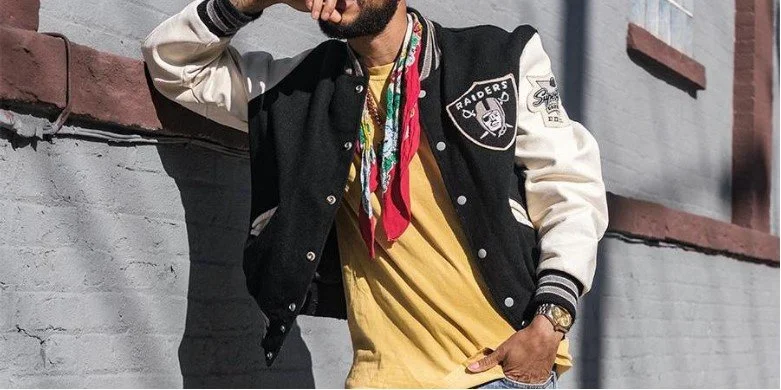 Brave the Winter Weather in a Chic Wool Varsity Jacket