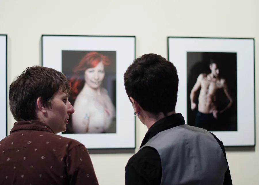 It was fun to watch people's reactions to the images.