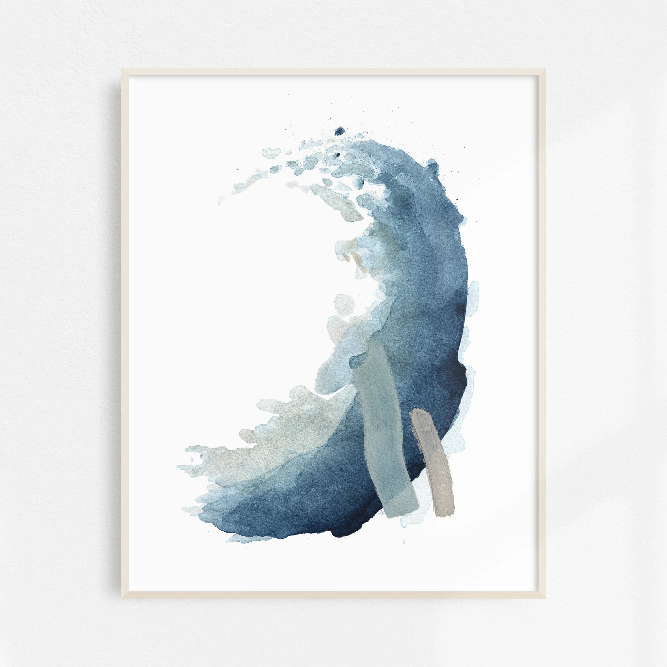 Deep – Natural Watercolour Art Print