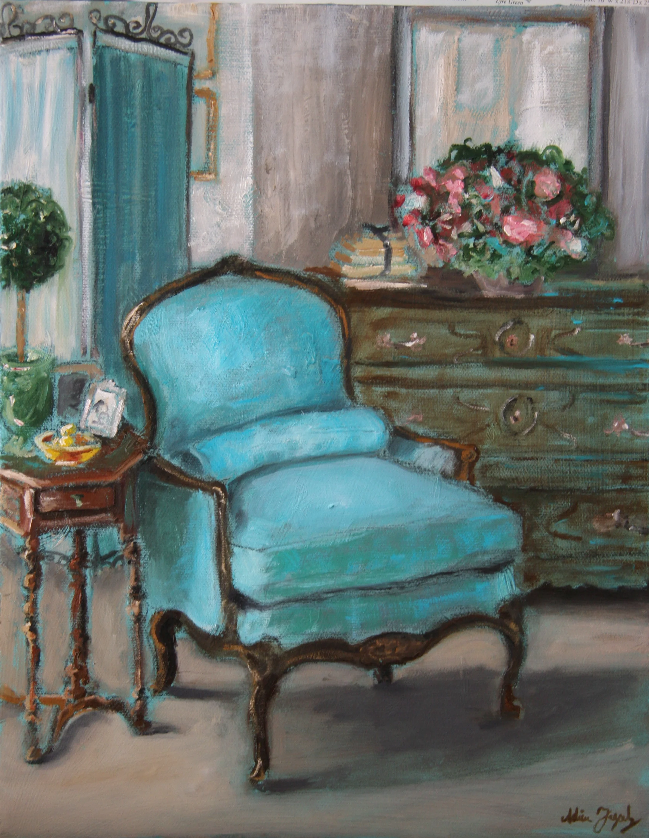 "Turquoise Chair"