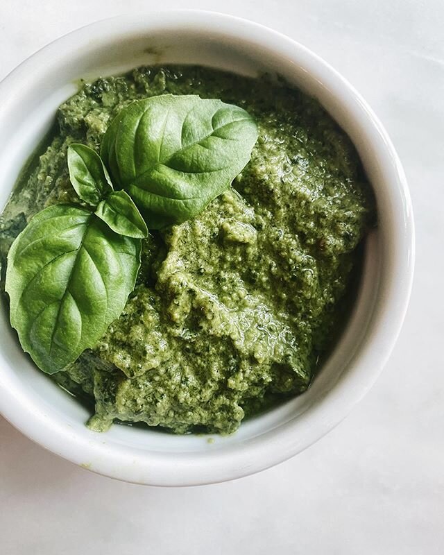 If anything absolutely screams summer to me it&rsquo;s a batch of homemade pesto 🌱 I used to be completely frustrated by pesto - it never turned out exactly how I wanted it too - but if there&rsquo;s any proof that &ldquo;try, try again&rdquo; is ma