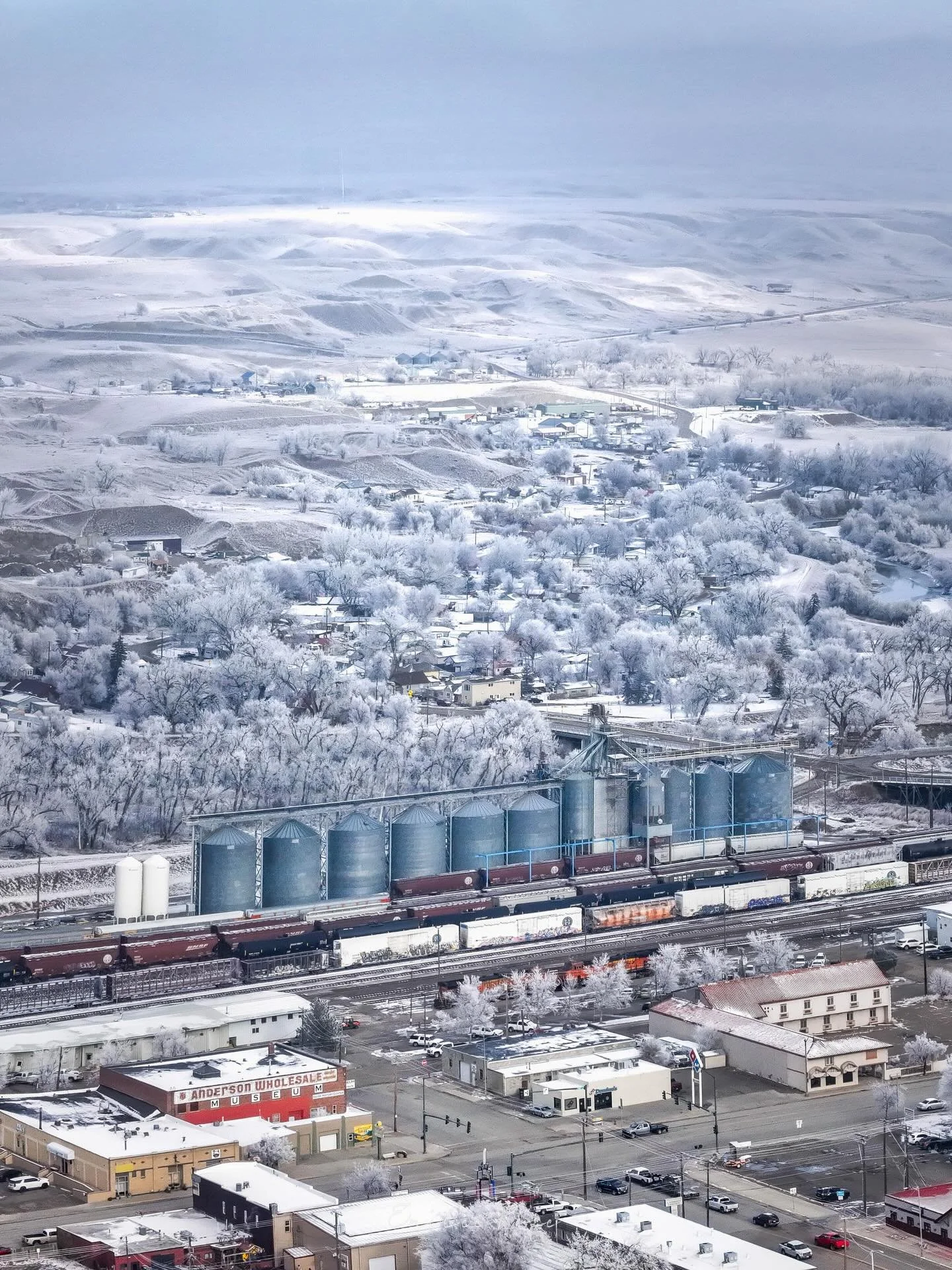 Frostlands ❄️

One of a few photos taken a couple days ago, except this time I took the drone fir  the er North of town which I don&rsquo;t explore as often. Taken in Havre, Montana 📍

Follow ➡️ @emileerosephoto for more 📸
 Visit www.emileerose.com