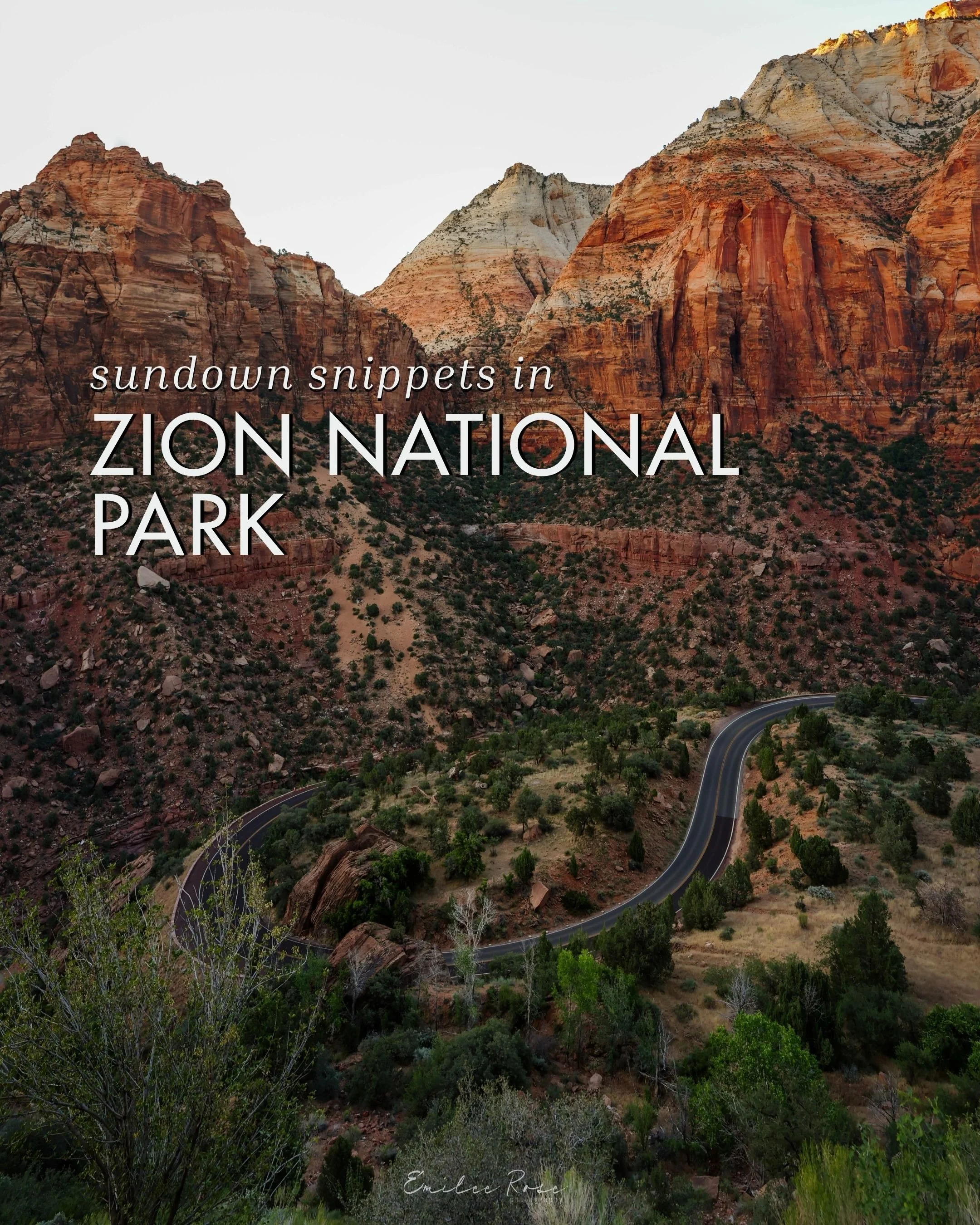 Sundown snippets at Zion National Park 🪨🌅

After a long day of driving on my roadtrip earlier this summer, Zion was the final spot on the list for the day. A wonderful time to be there with less crowds, less heat, and more quiet beauty. Enjoy 🙂

F