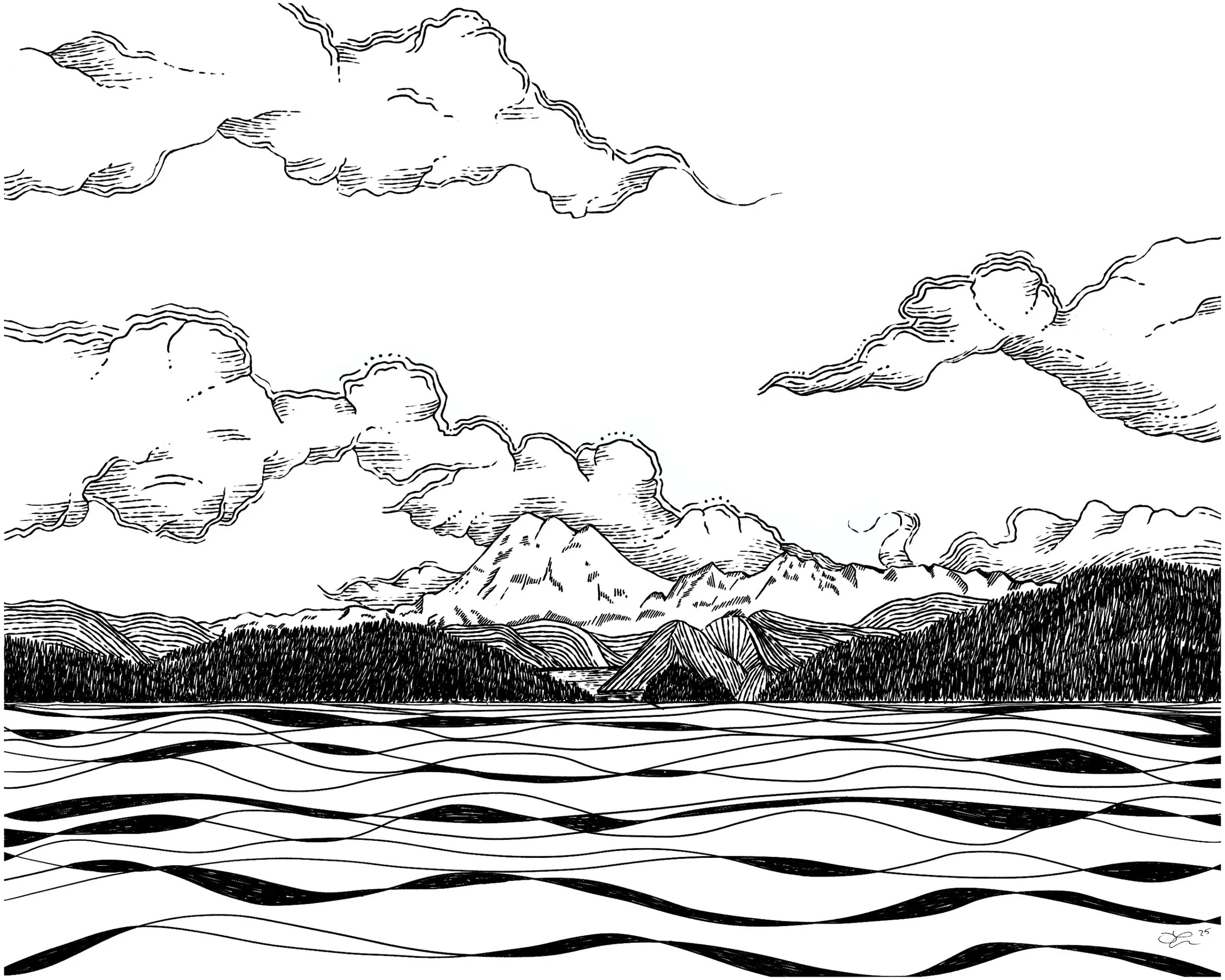 Mount Baker from the Water