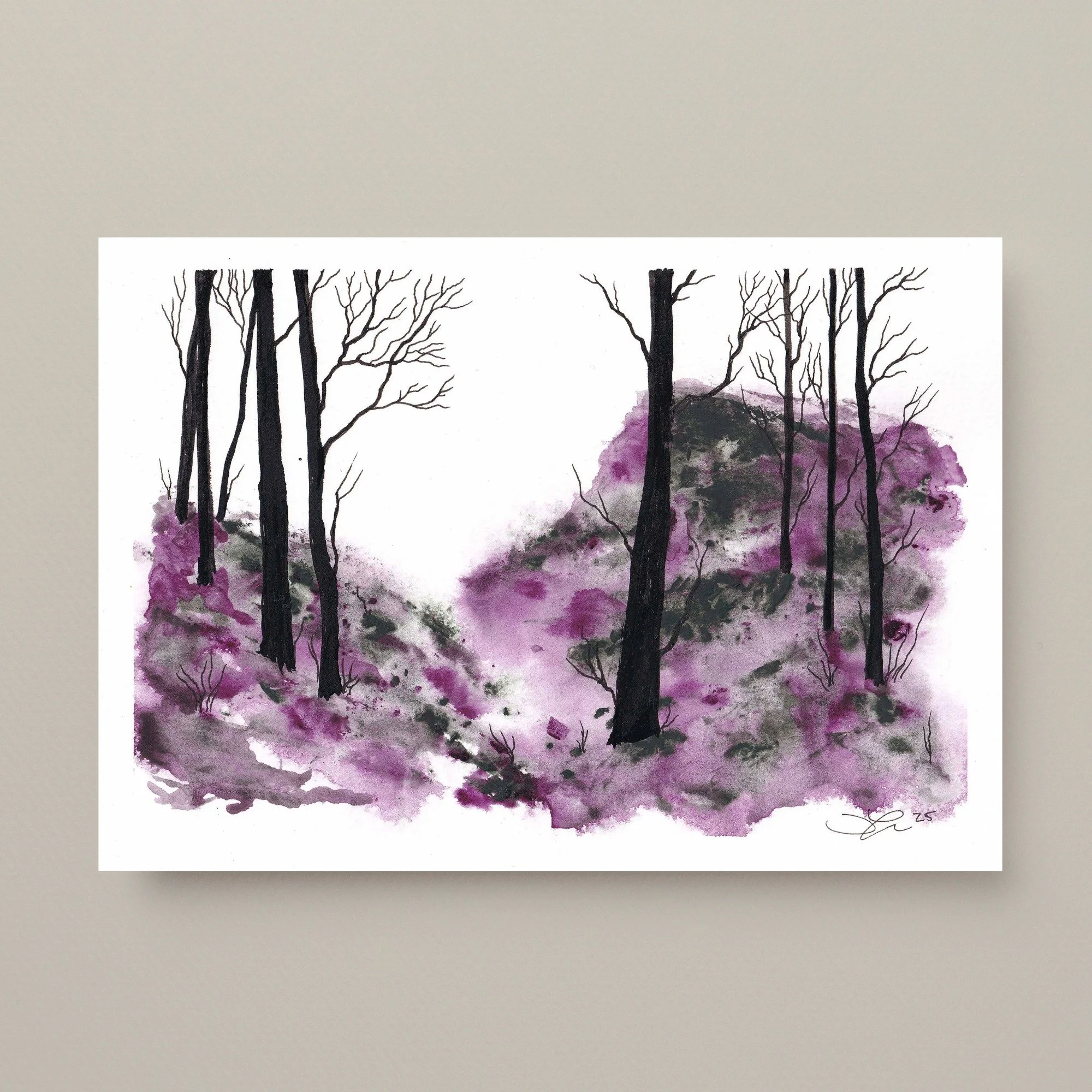 Landscape study no. 5 5x7" giclee  print