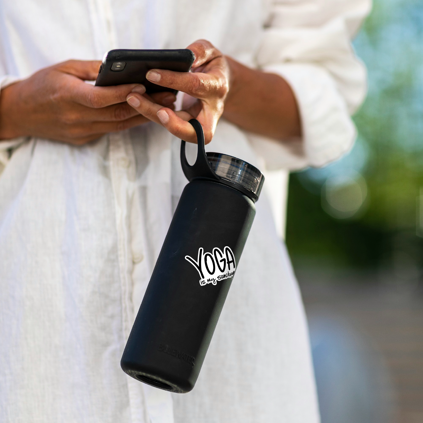 Black Water Bottle Yoga Is.png