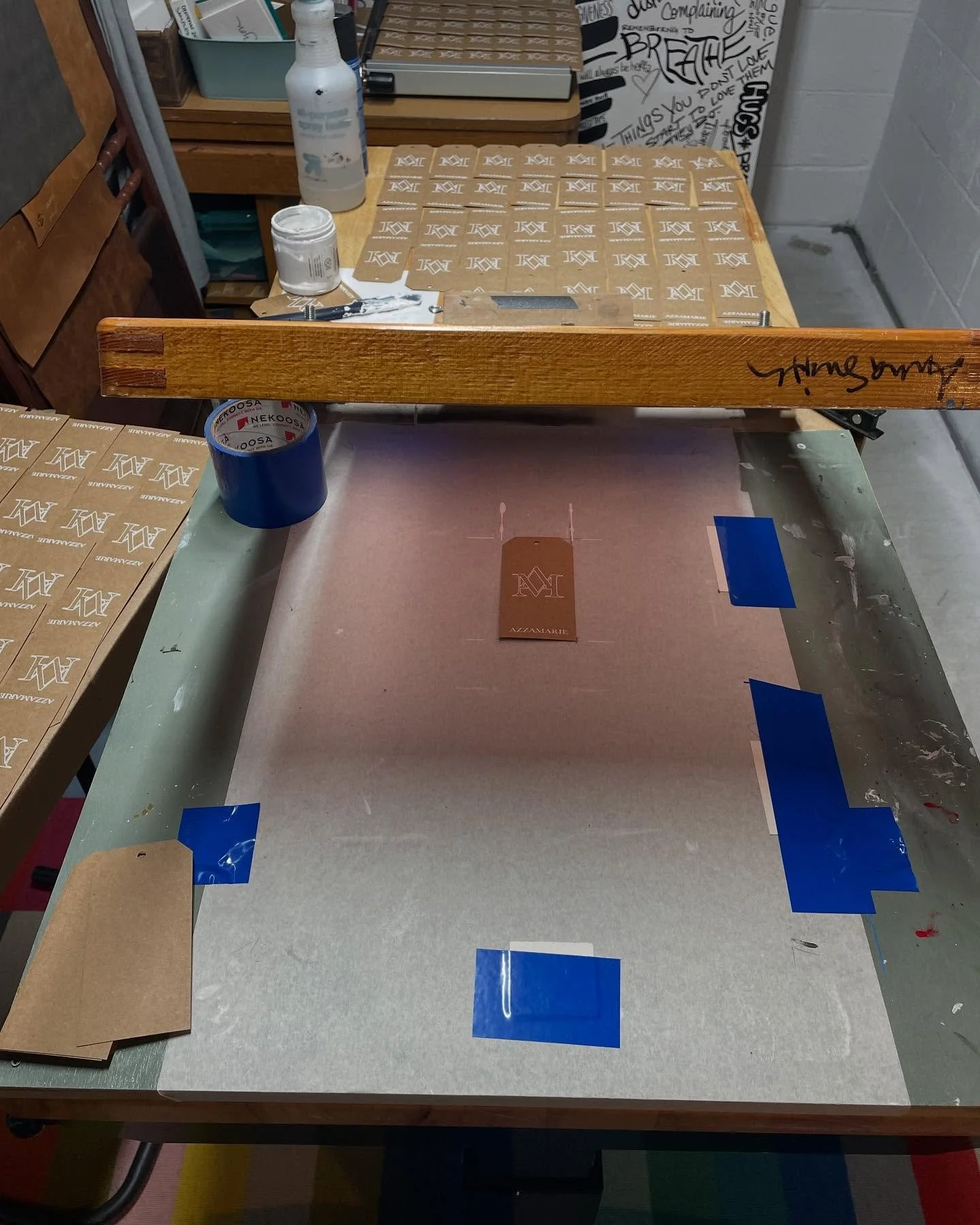 #screenprint setup