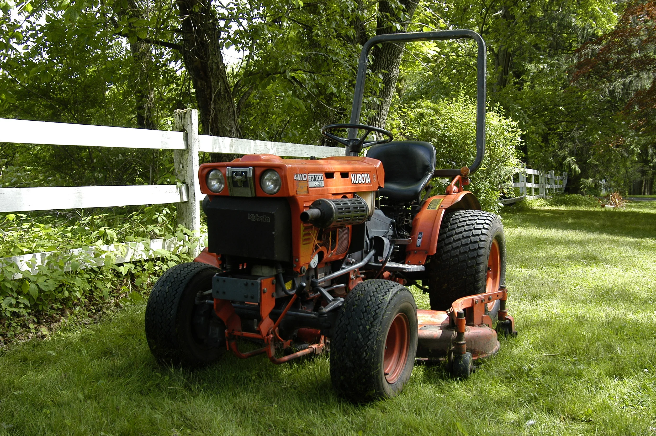 Tractor - Supported by donations and operated by volunteers