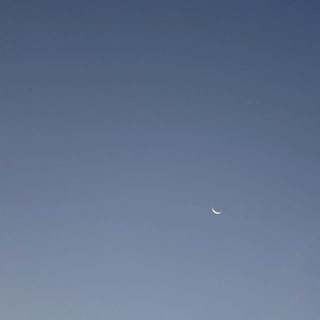 #goodnightmoon #viewfromtheoldpaddock I drove out on the truck to he view I used to have...from the &ldquo;log cabin&rdquo;...miss this perspective...