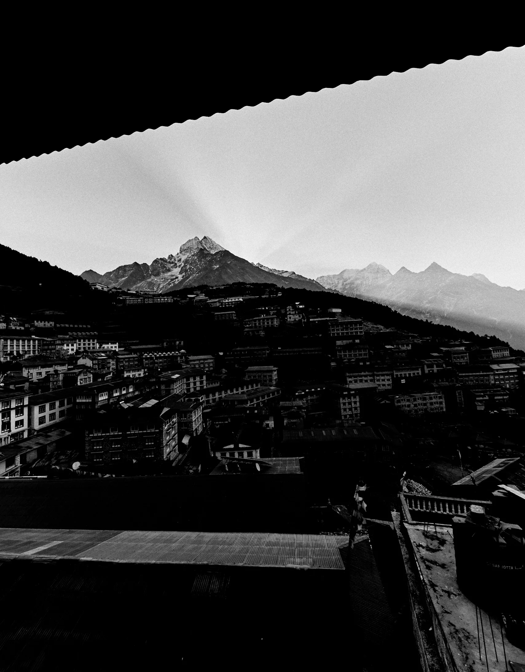 Sunrise at Namche Bazaar