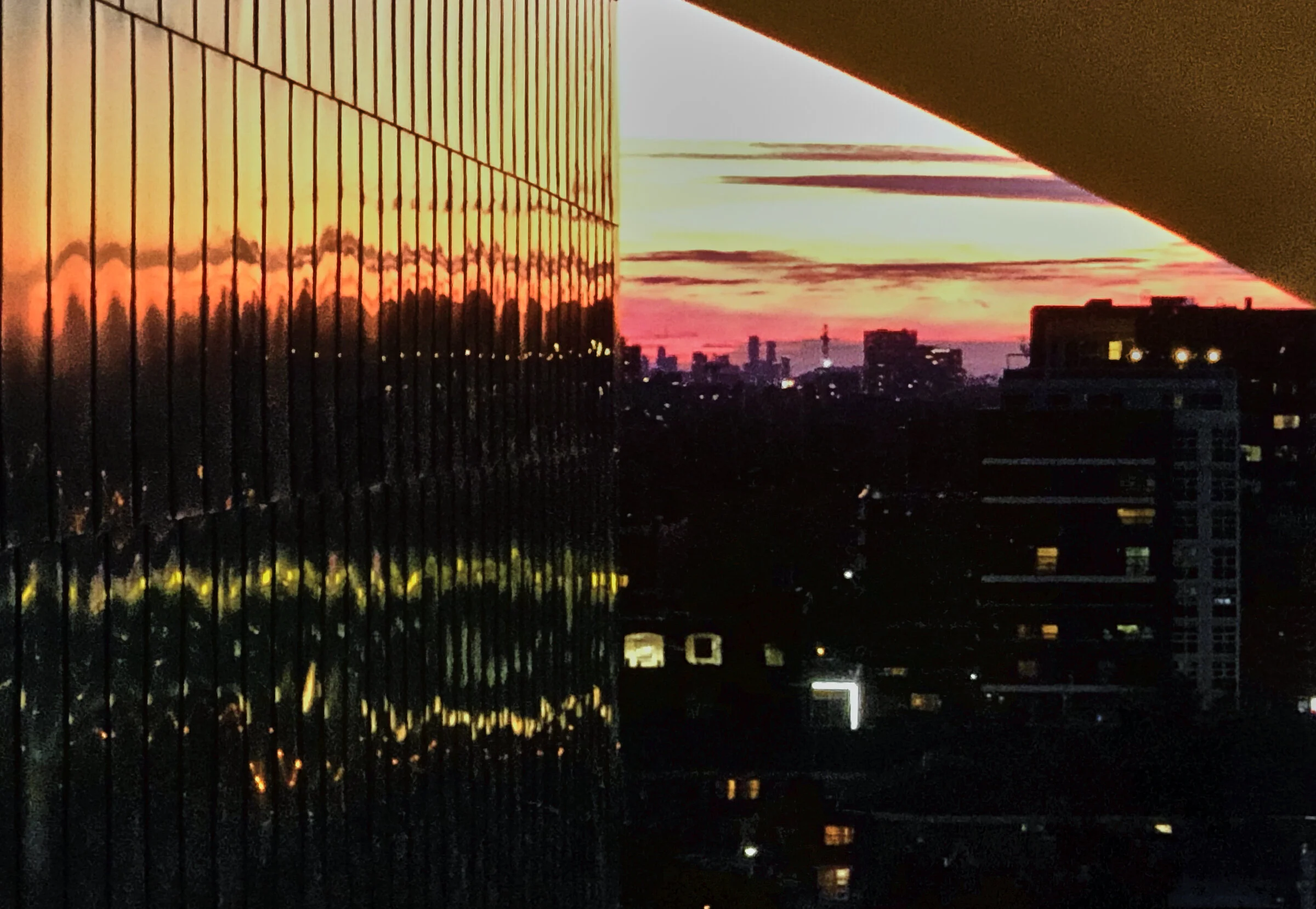 Sunset at The AGO