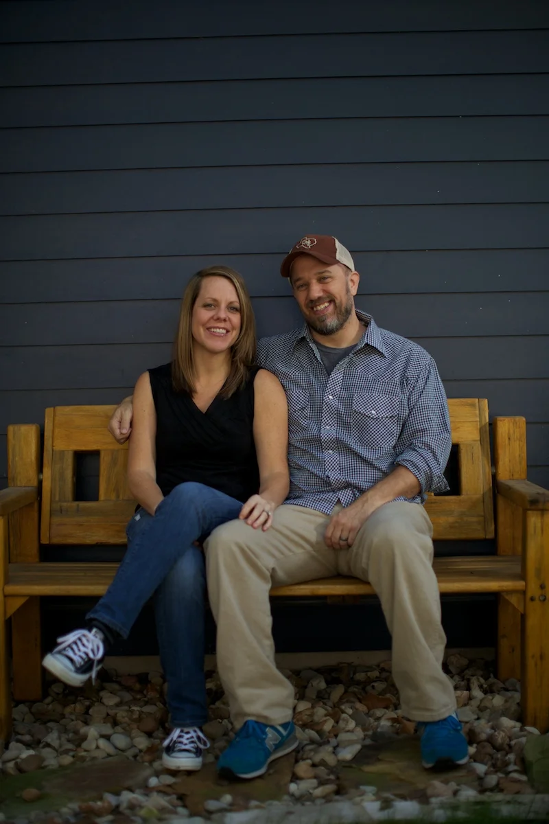 Will and Lindsey Heron, outside of the production studio