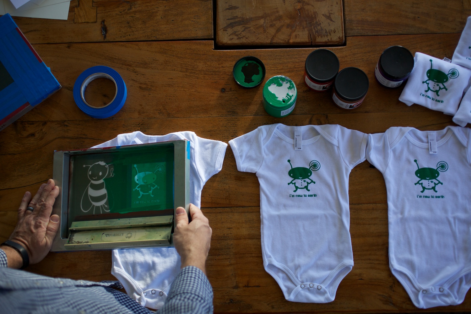 alien onesies in production