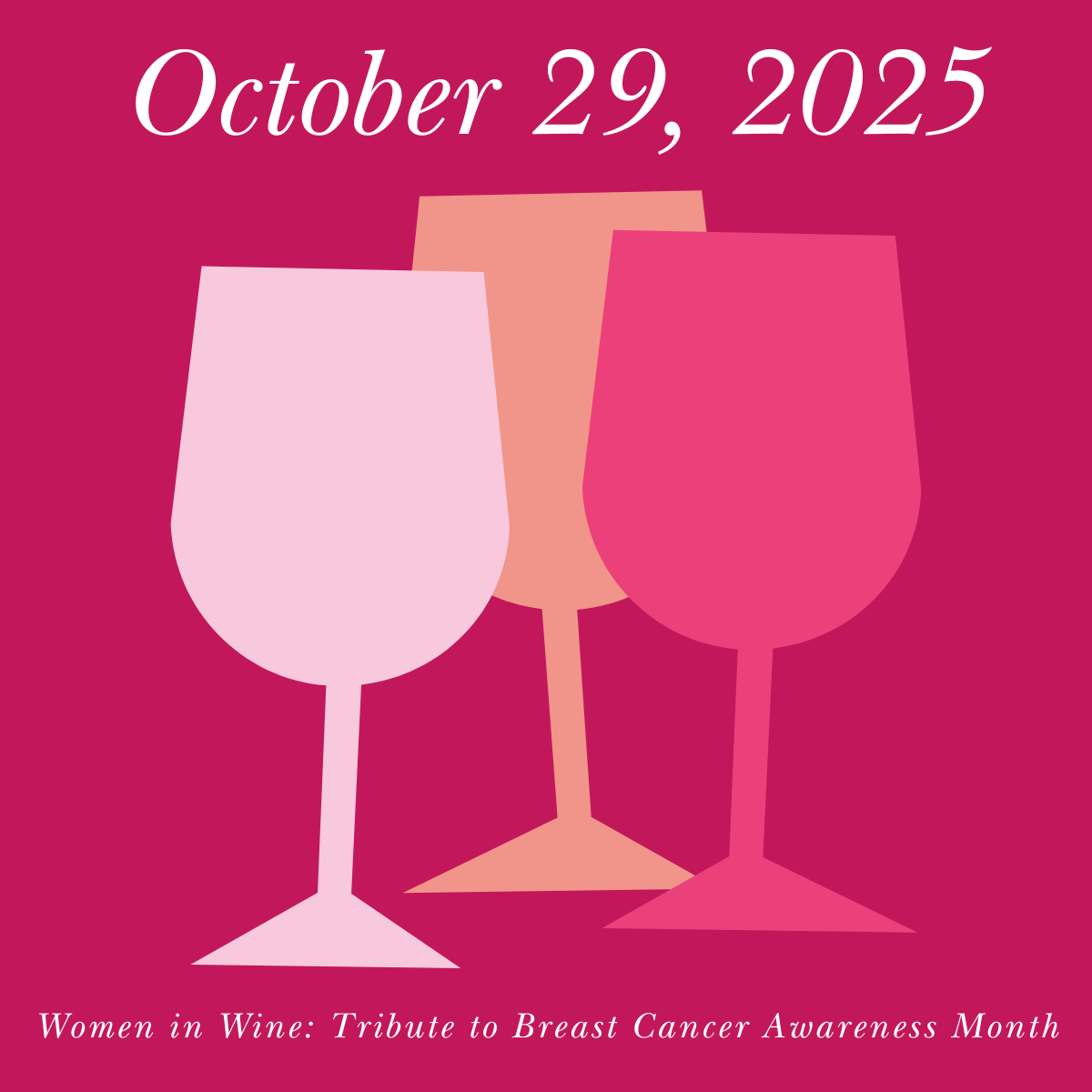 1 Ticket - October Wine Tasting
