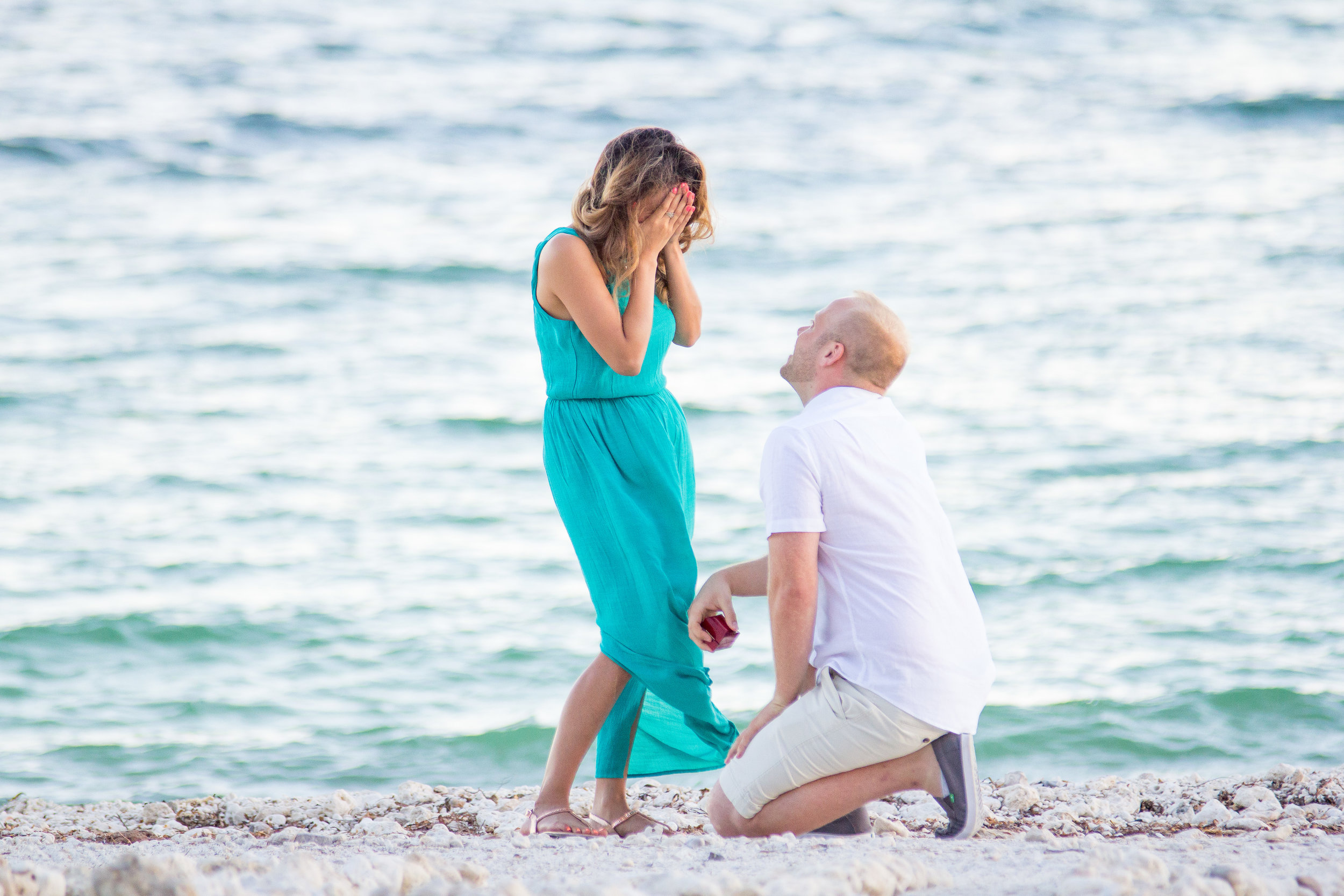 Girlfriend can't believe he's proposing