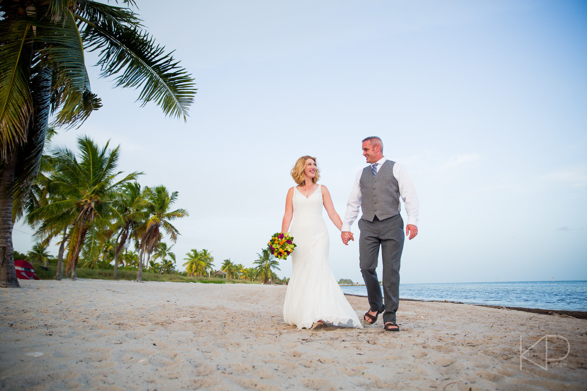Smathers Beach Wedding Ceremony in Key West