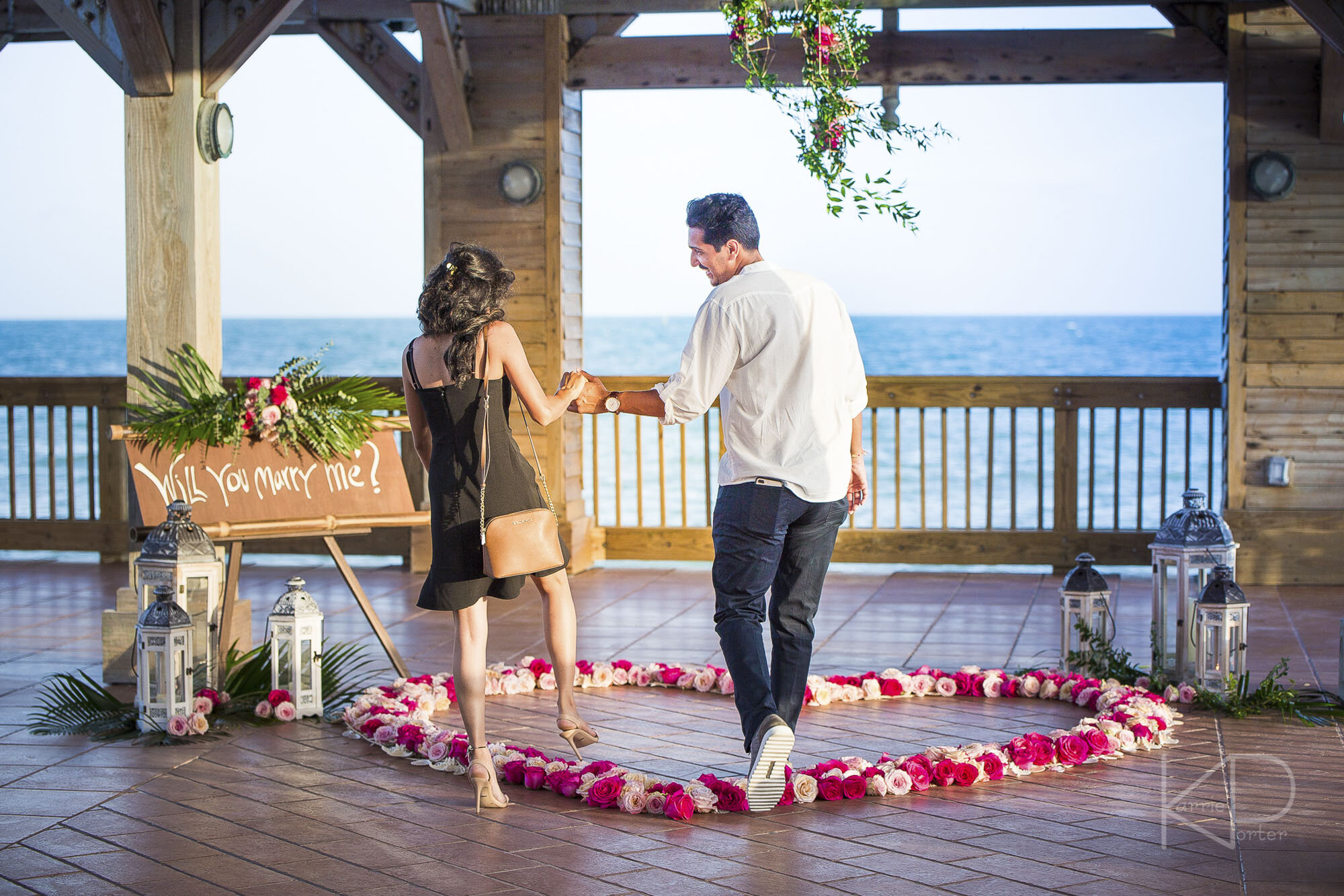  Pop the question in Key West 