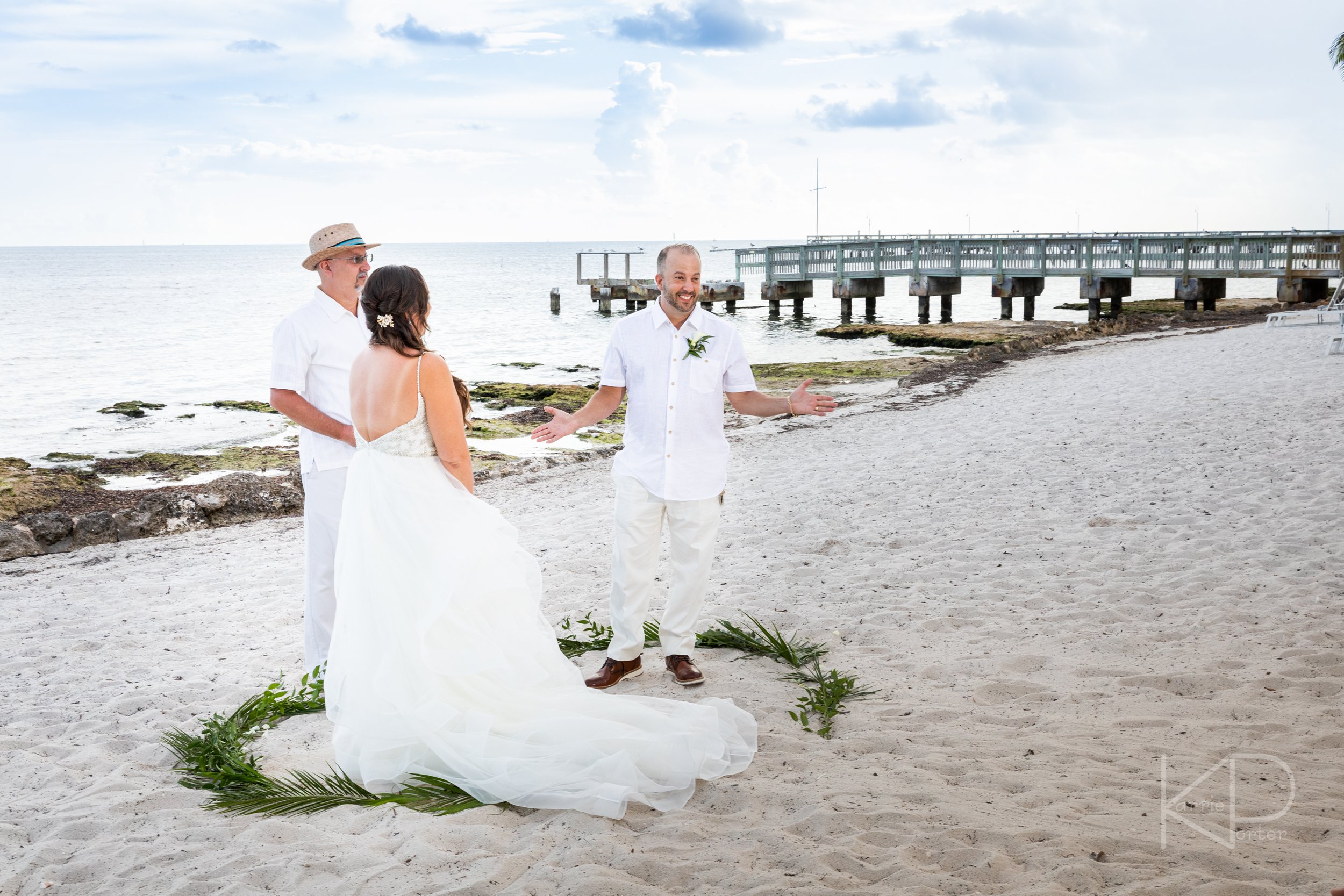  Destination vow renewal wedding anniversary at the Casa Marina Resort in Key West by photographer Karrie Porter 