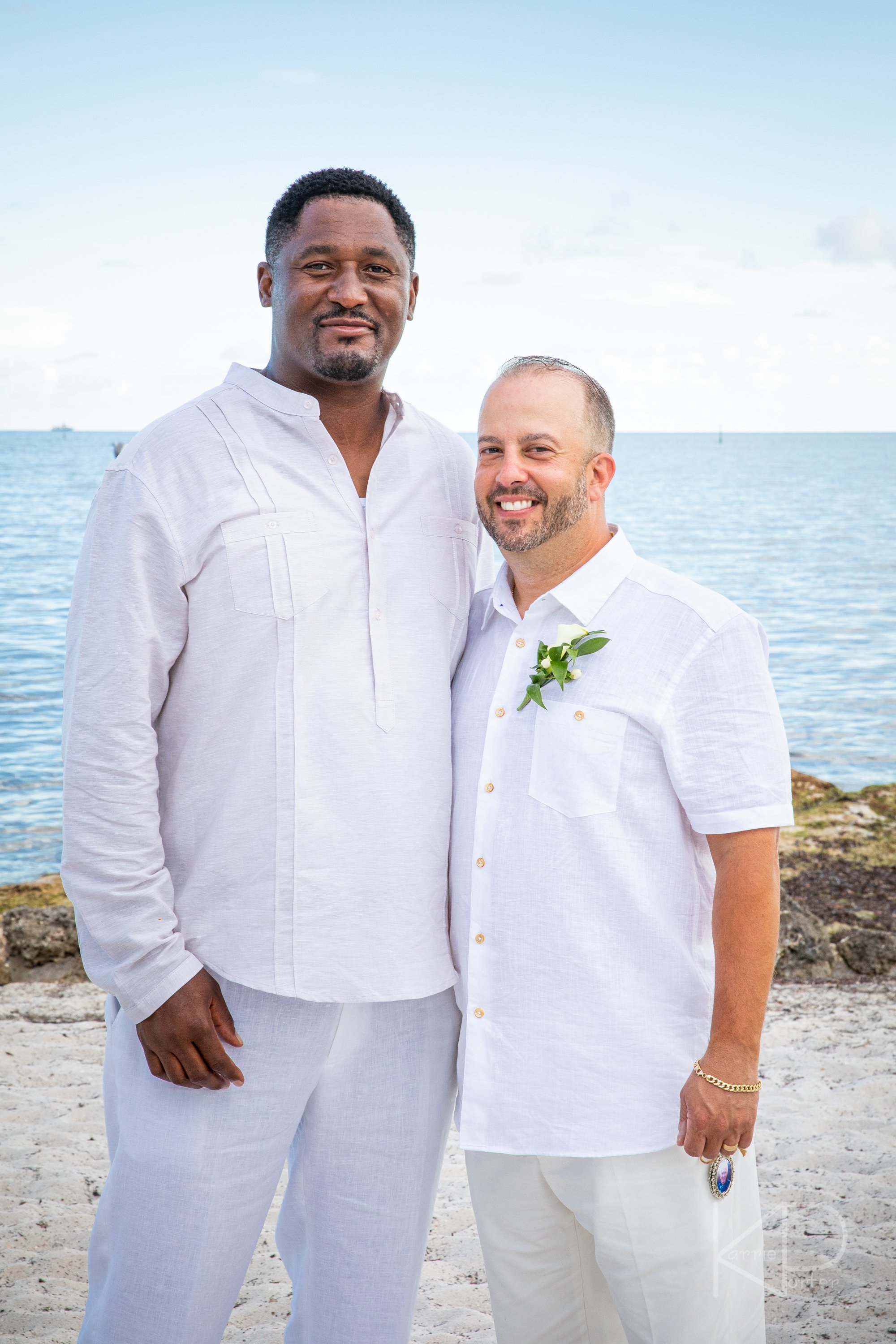  Destination vow renewal wedding anniversary at the Casa Marina Resort in Key West by photographer Karrie Porter 