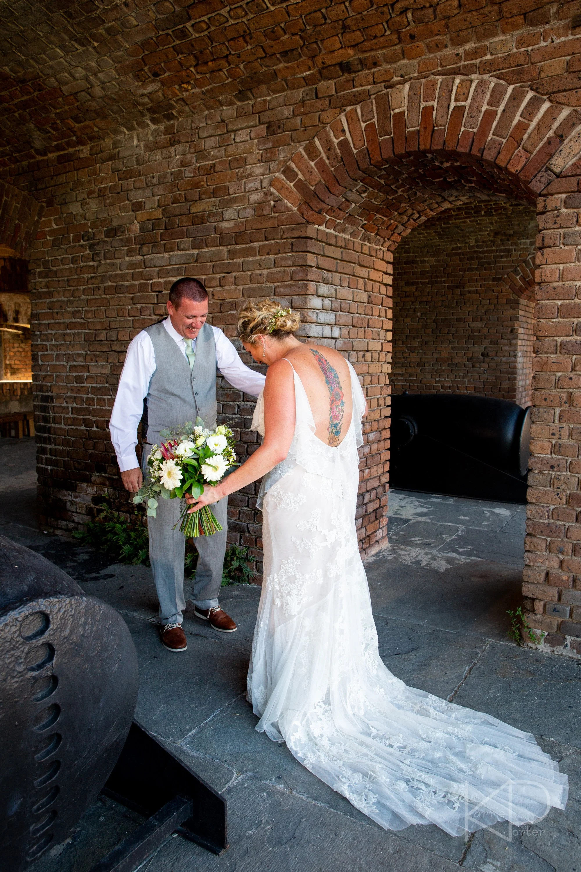 014-BLOG_Corbishley--Wedding-beach wedding, bride, covid reschedule, destination wedding, first look, fort zachary taylor, groom, key west wedding.jpg