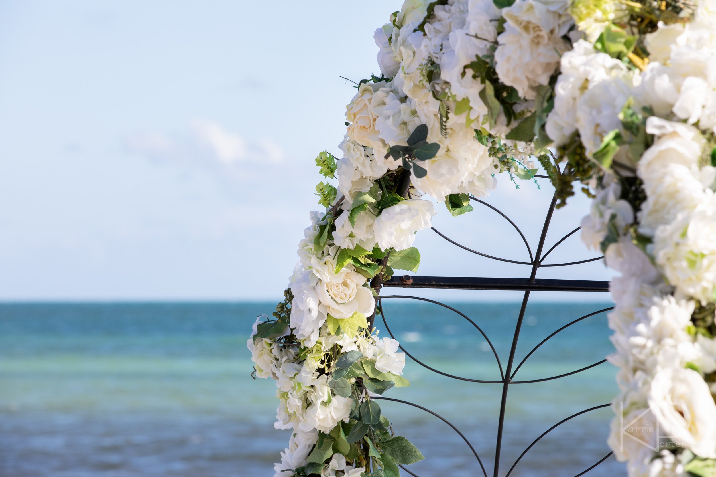  Wedding session captured in Key West by Karrie Porter Photography at Higgs Beach 