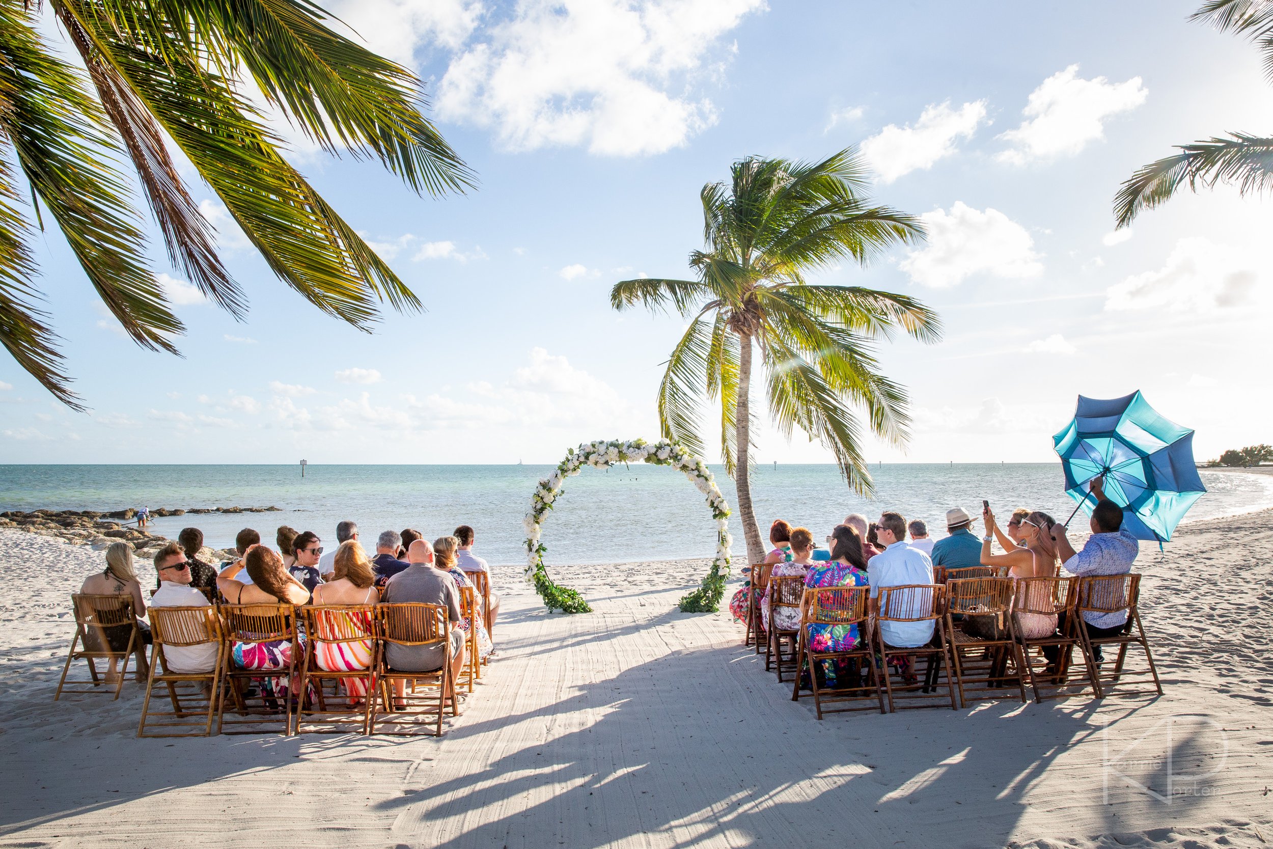  Wedding session captured in Key West by Karrie Porter Photography at Higgs Beach 