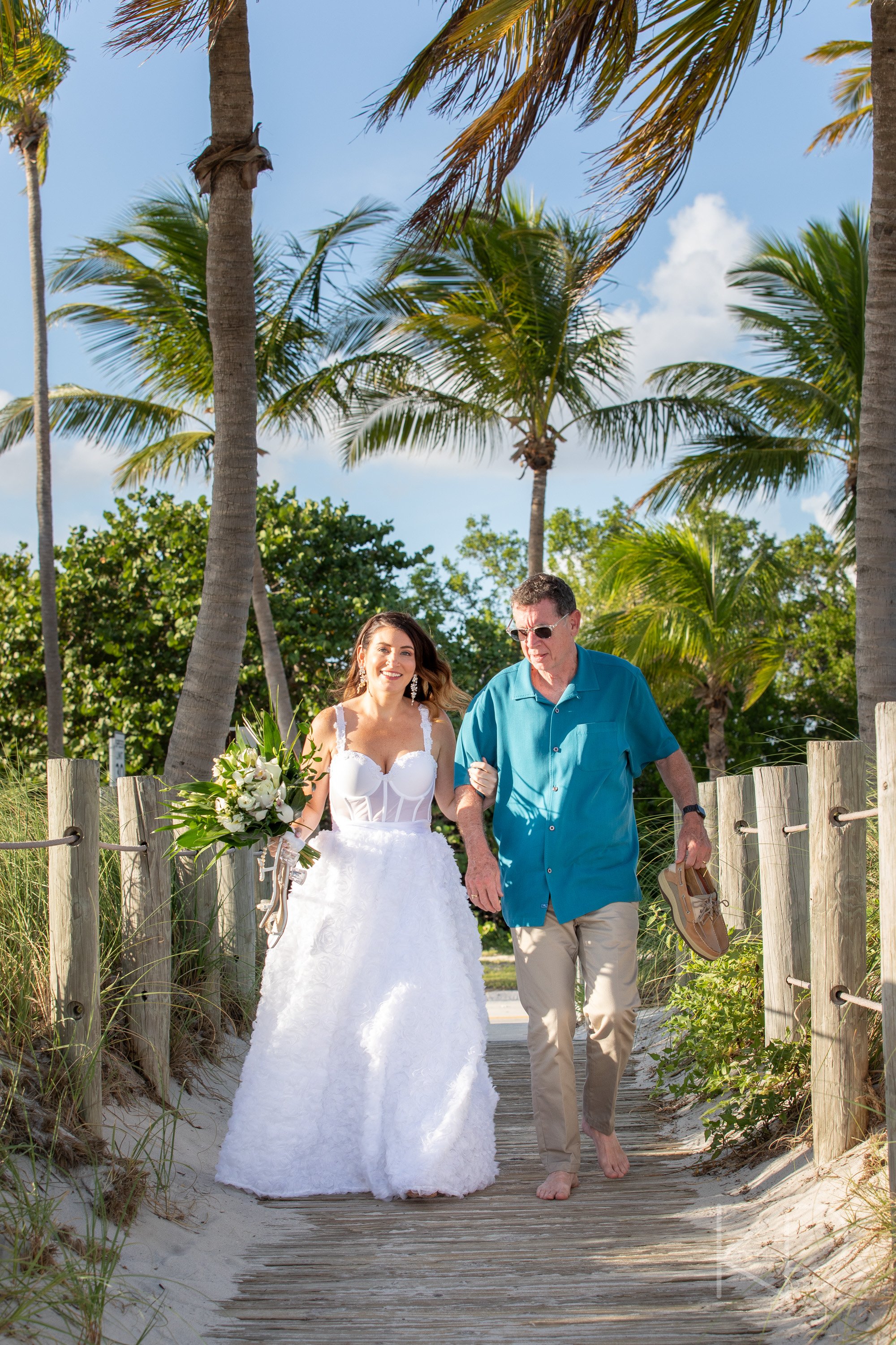  Wedding session captured in Key West by Karrie Porter Photography at Higgs Beach 