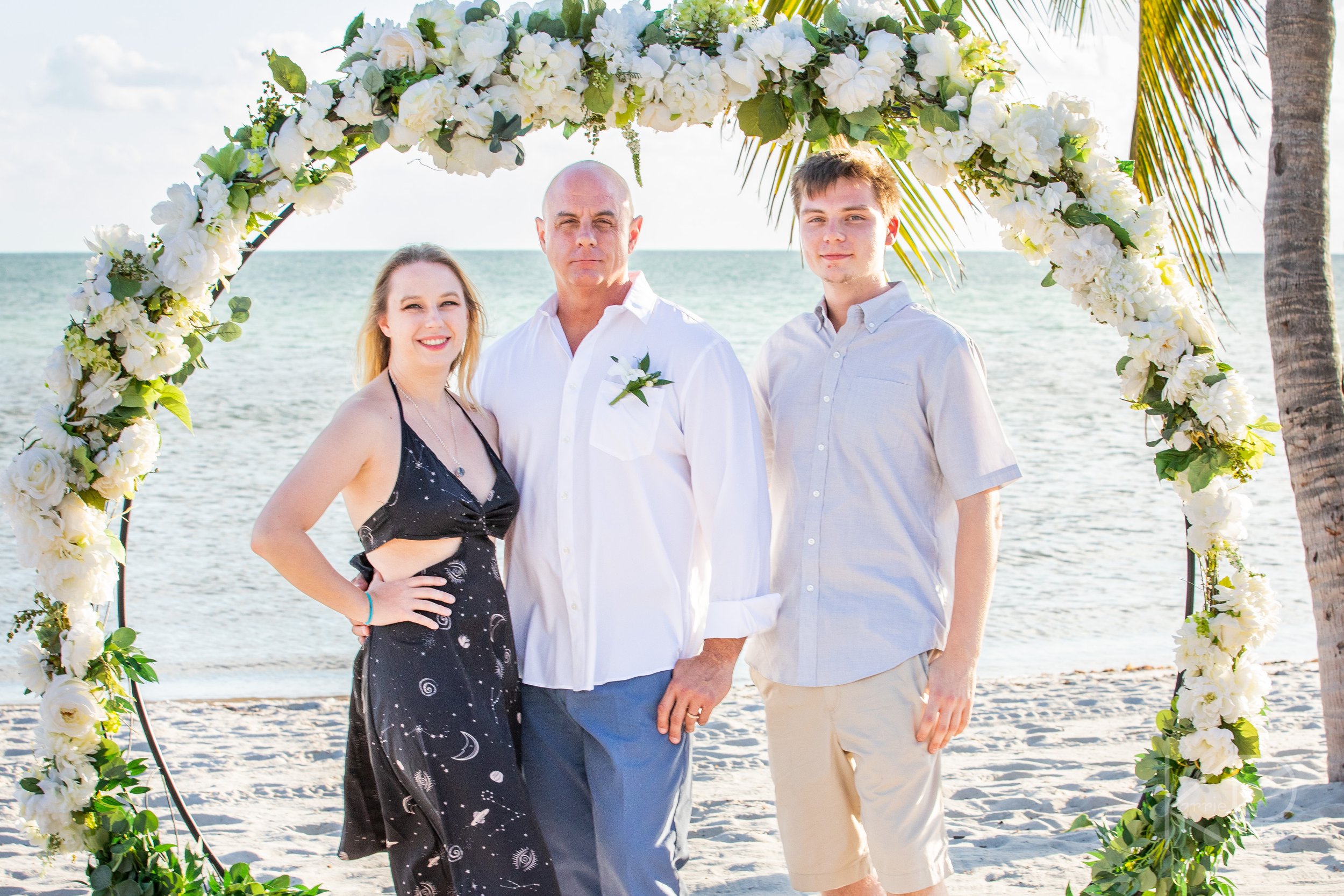  Wedding session captured in Key West by Karrie Porter Photography at Higgs Beach 