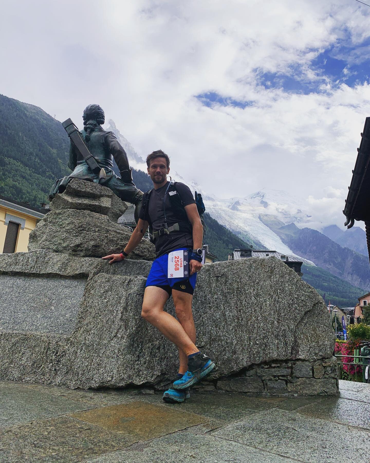 ⏰ Seven years later and another @utmbmontblanc completed. 

Like I said, I had forgotten how hard it was and having done the Tor Des Geants (350km, 31,000m altitude gain) last year I thought the UTMB would have been a &lsquo;walk in the park&rsquo; (