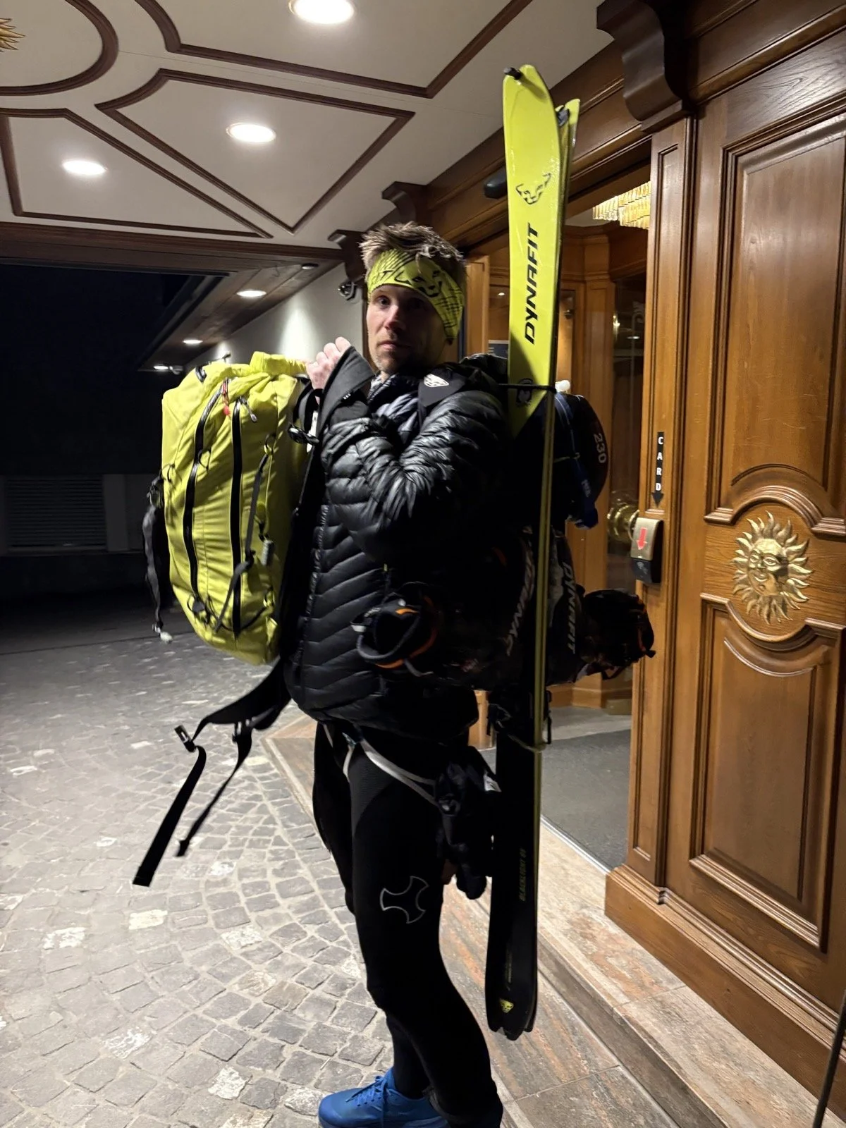 Training for the PDG Skimo race