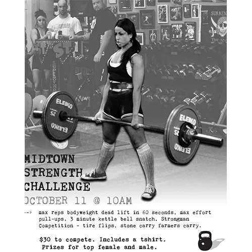 gym event flyer