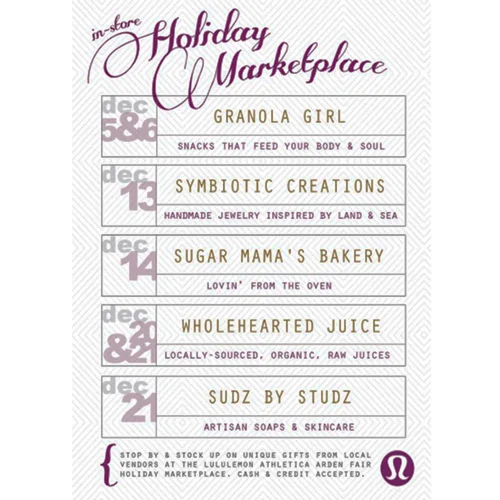 holiday event flyer