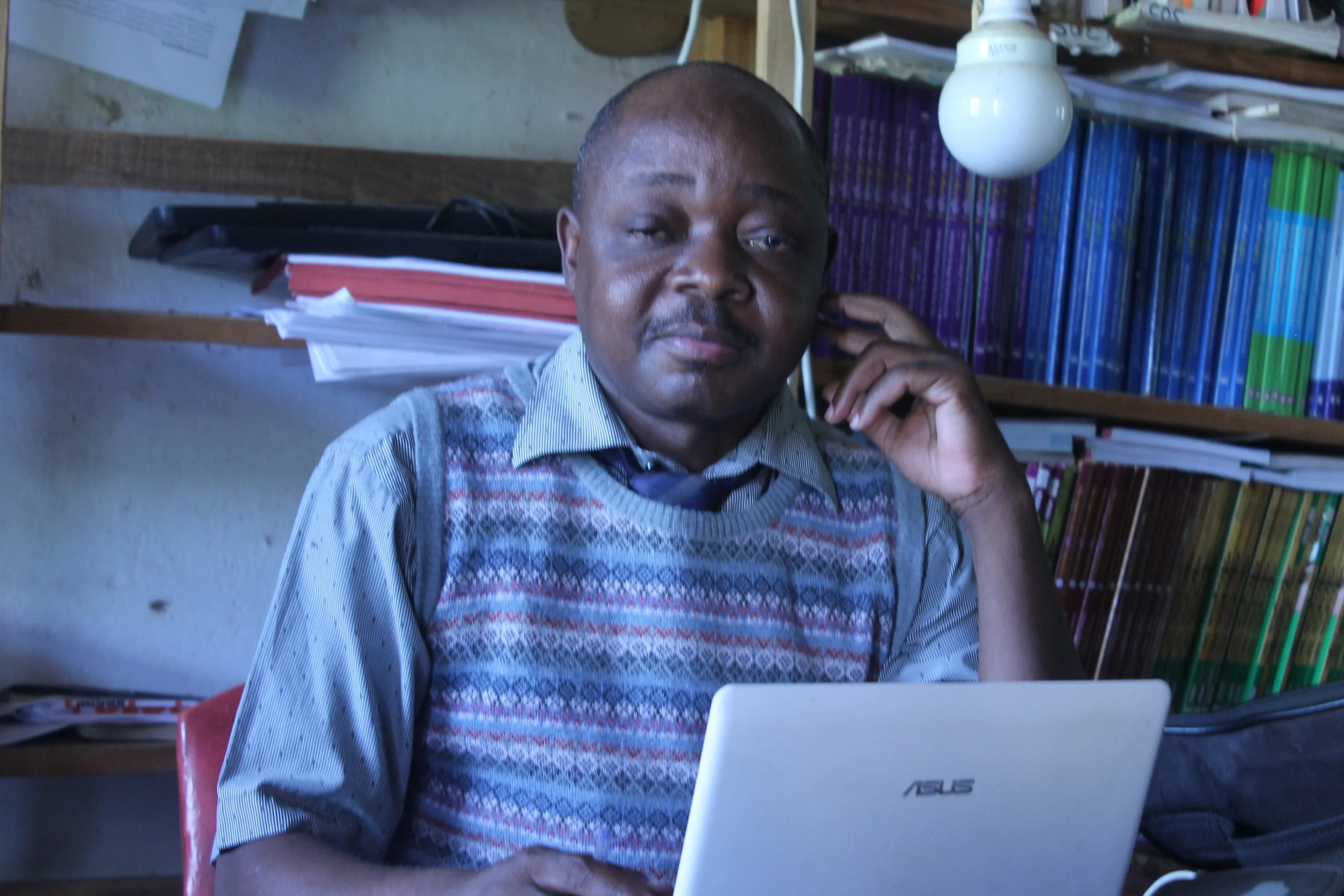 Welcoming New Headteacher to Nsondole