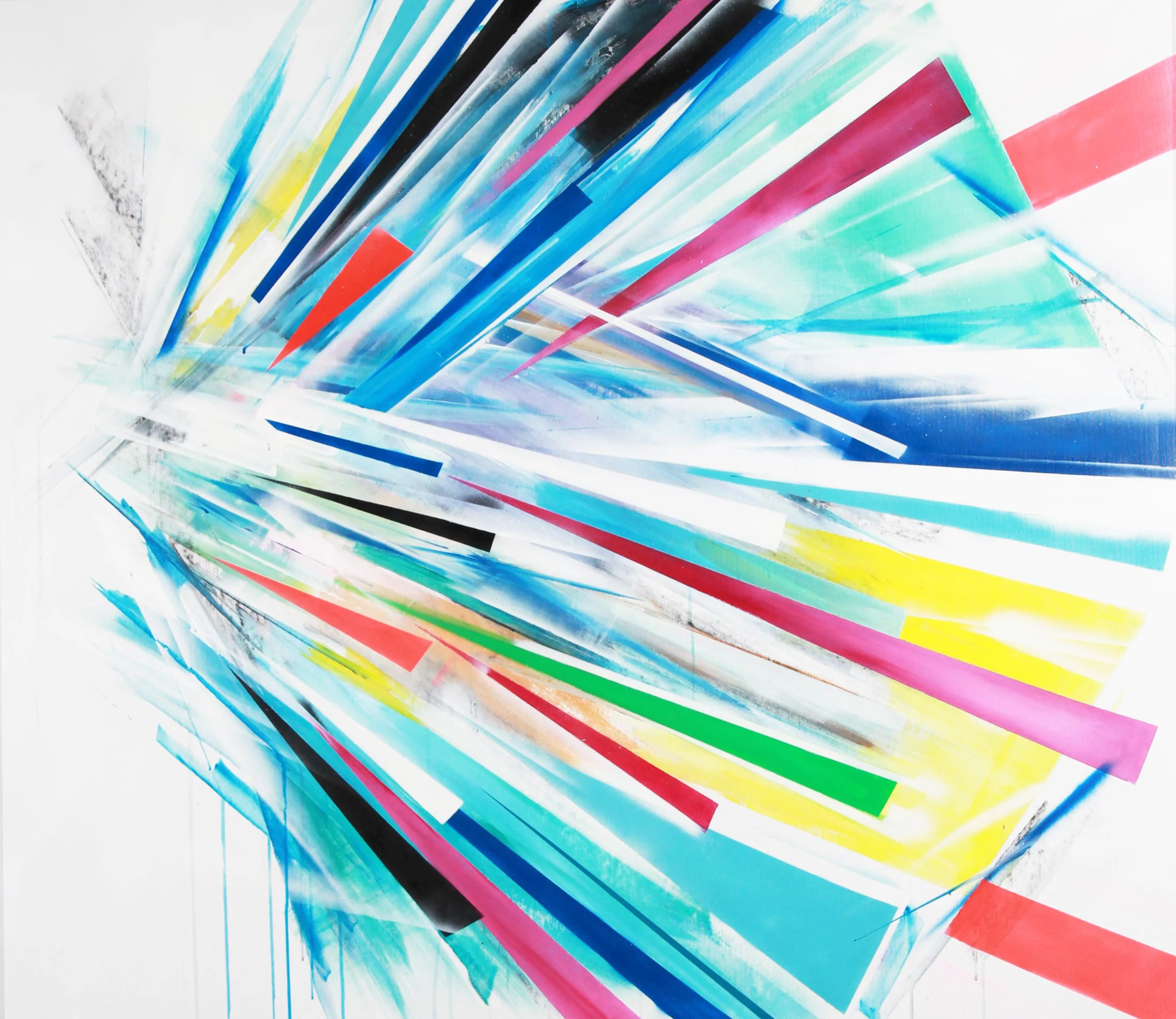 Synchro acrylic on canvas 120 x 140 cm £3800 Unframed